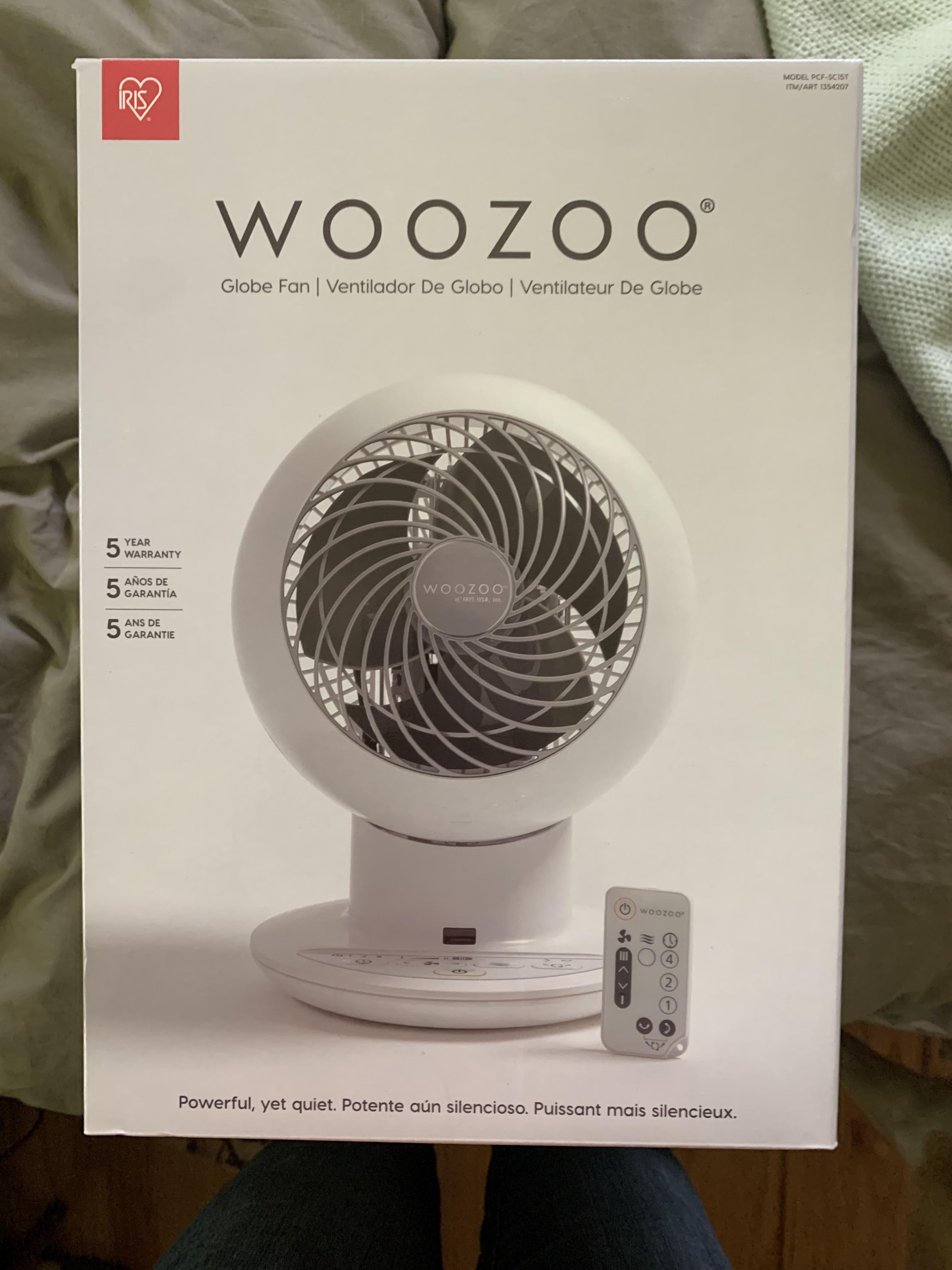 Tiny little fan on sale at Costco for 24 and perfect for nightstand