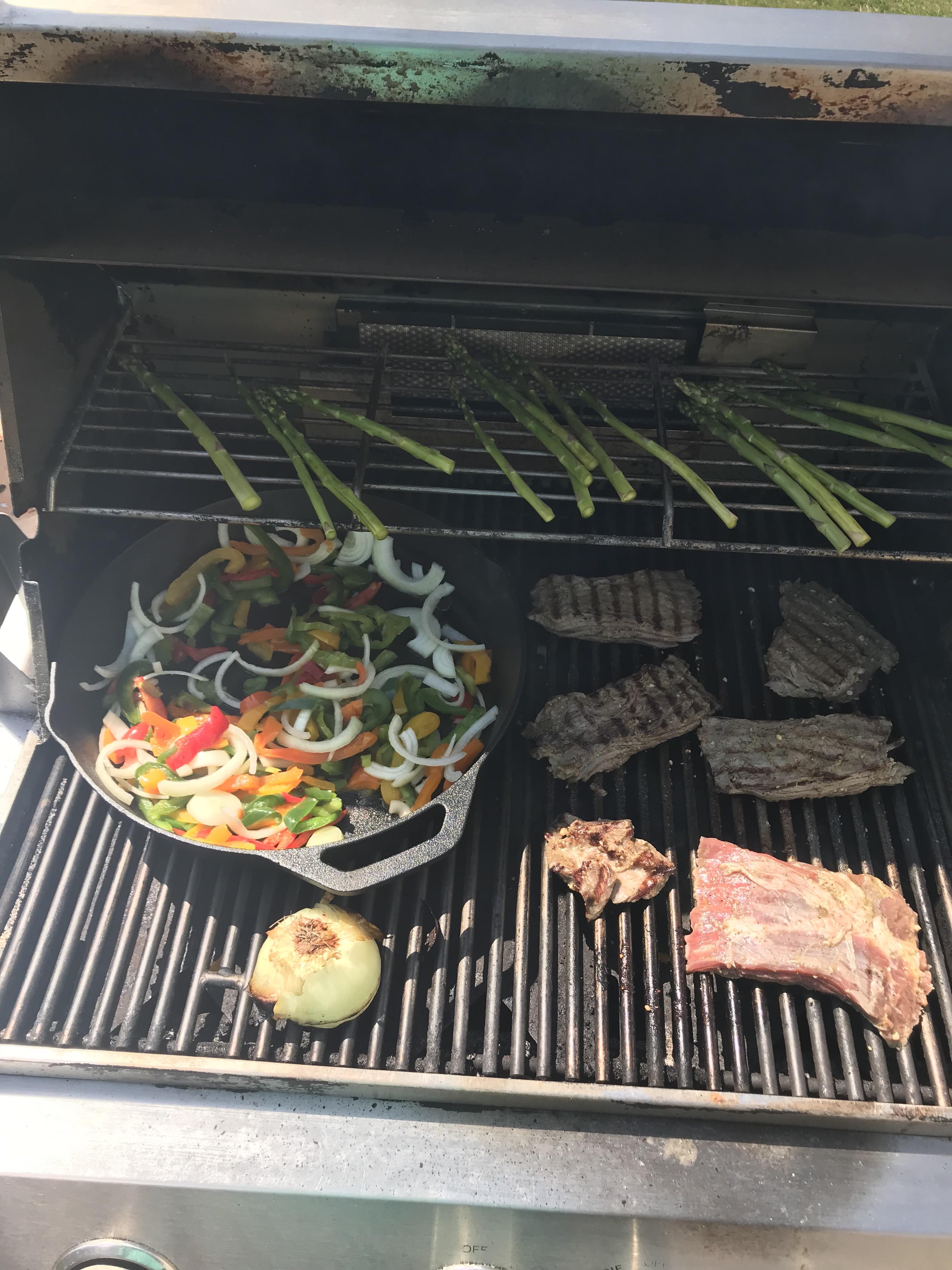 Fajitas on the grill in Long Island, NY r/grilling