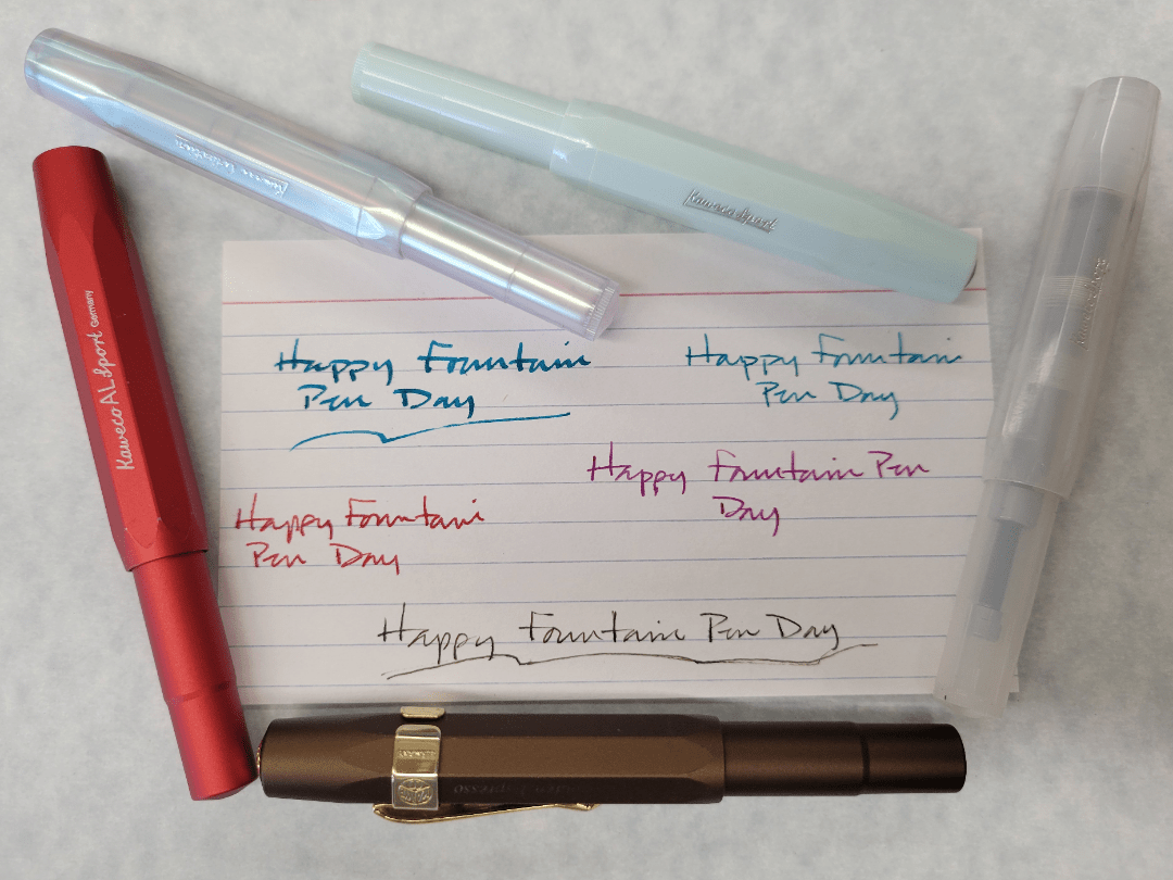 Happy Fountain Pen Day! r/fountainpens