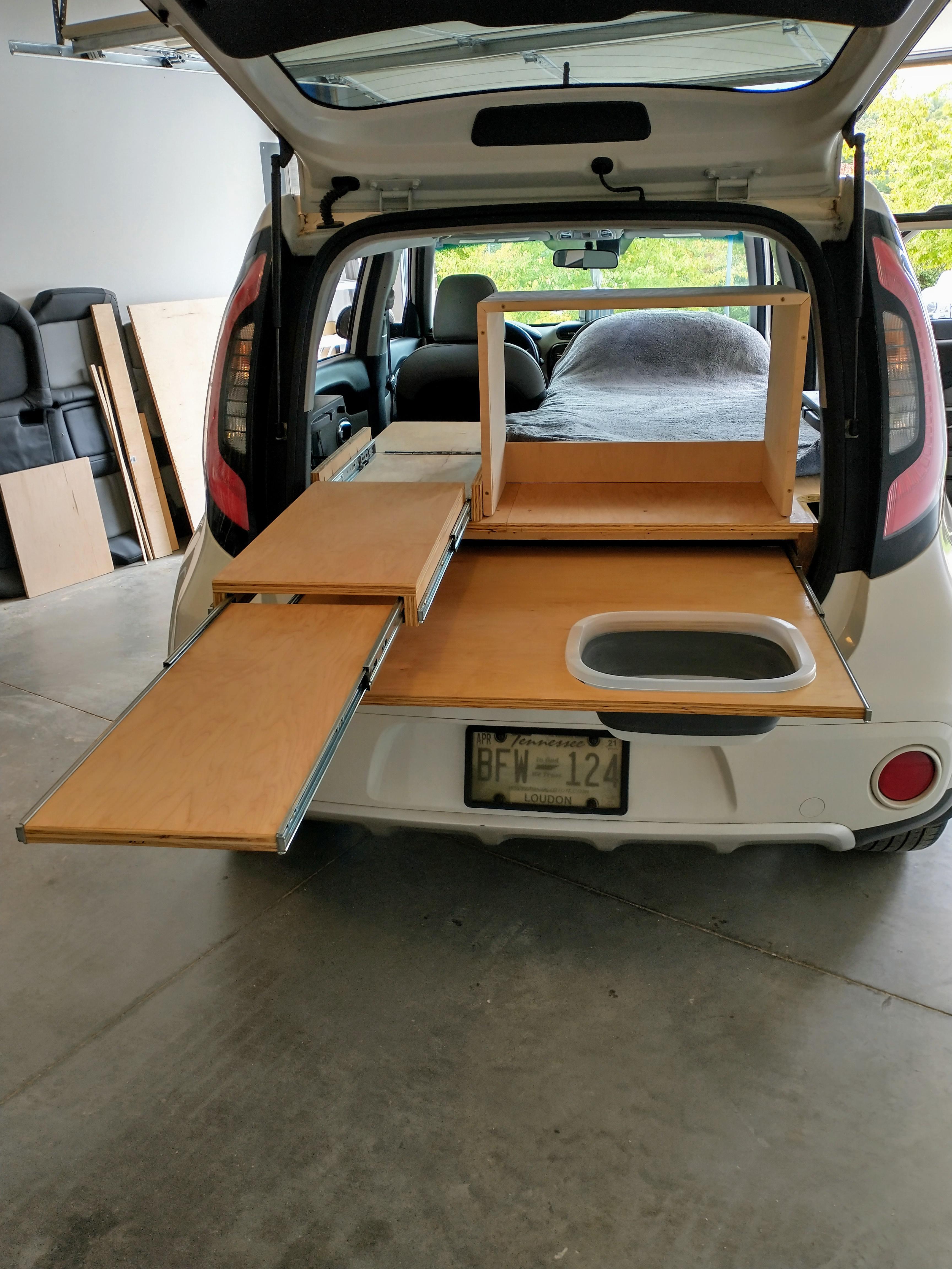 You can camp in a Kia Soul