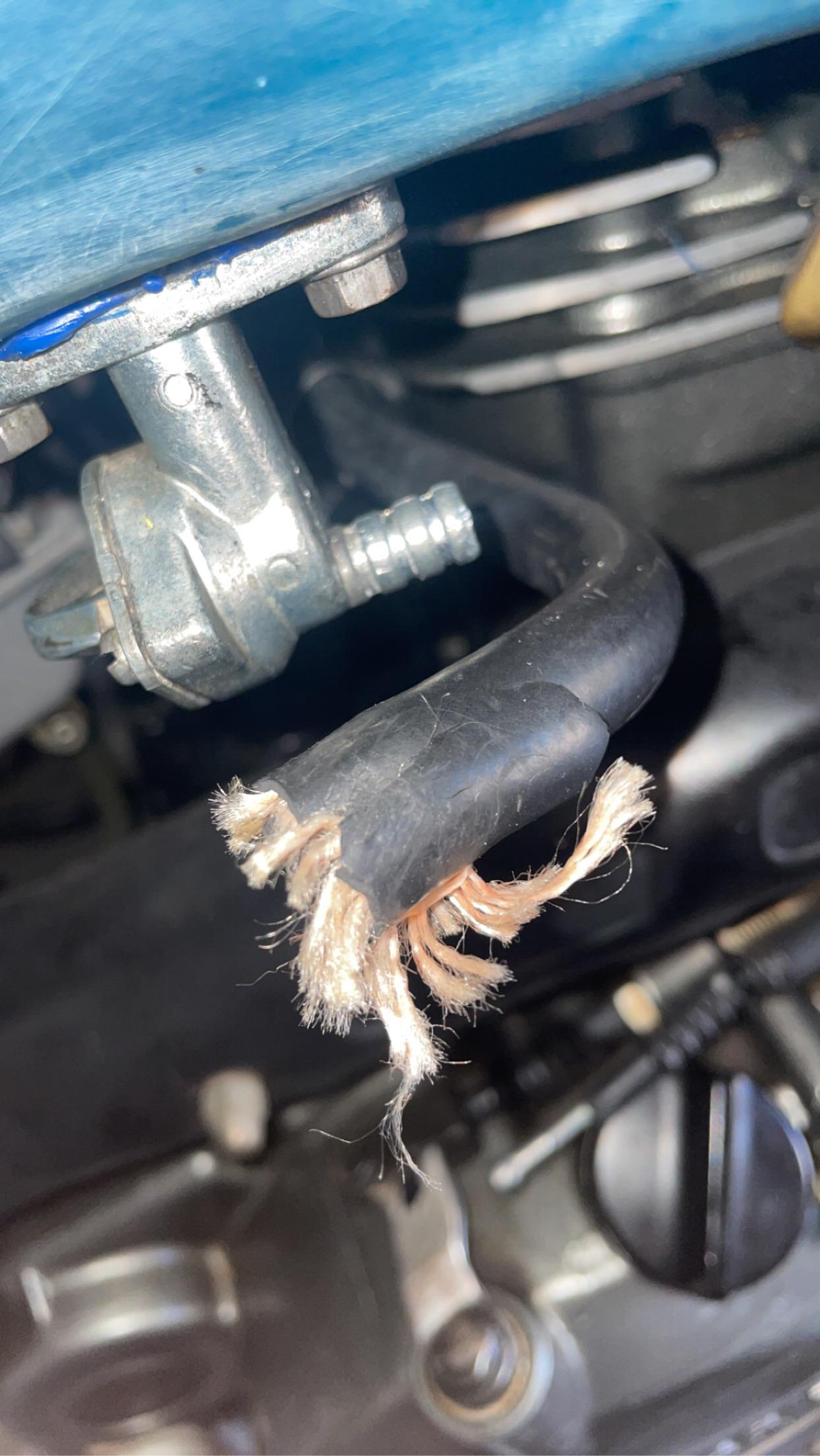 What size fuel hose + questions r/klr650