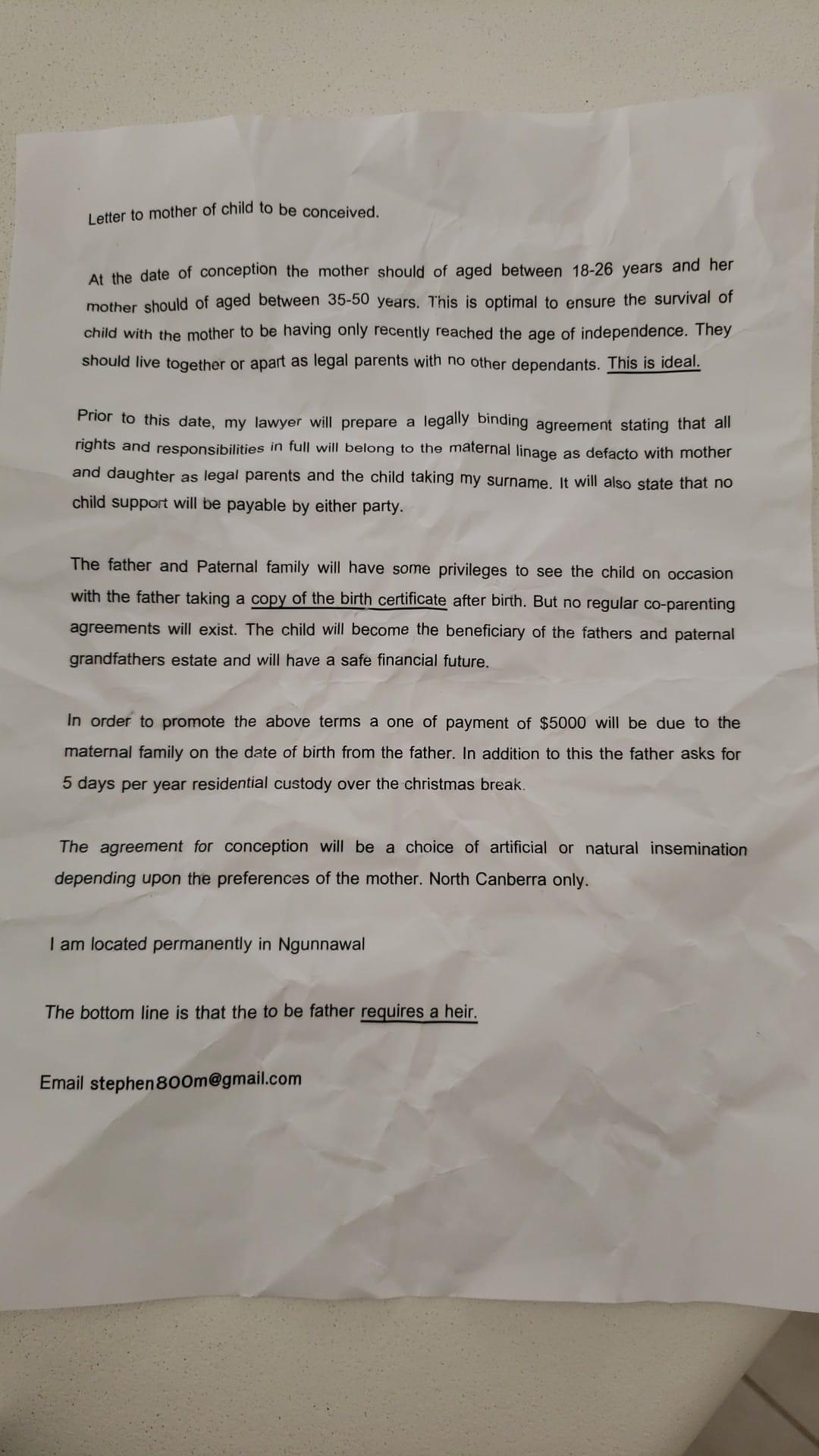 From Cbr Notice Board Canberra's deal of the century. r/canberra