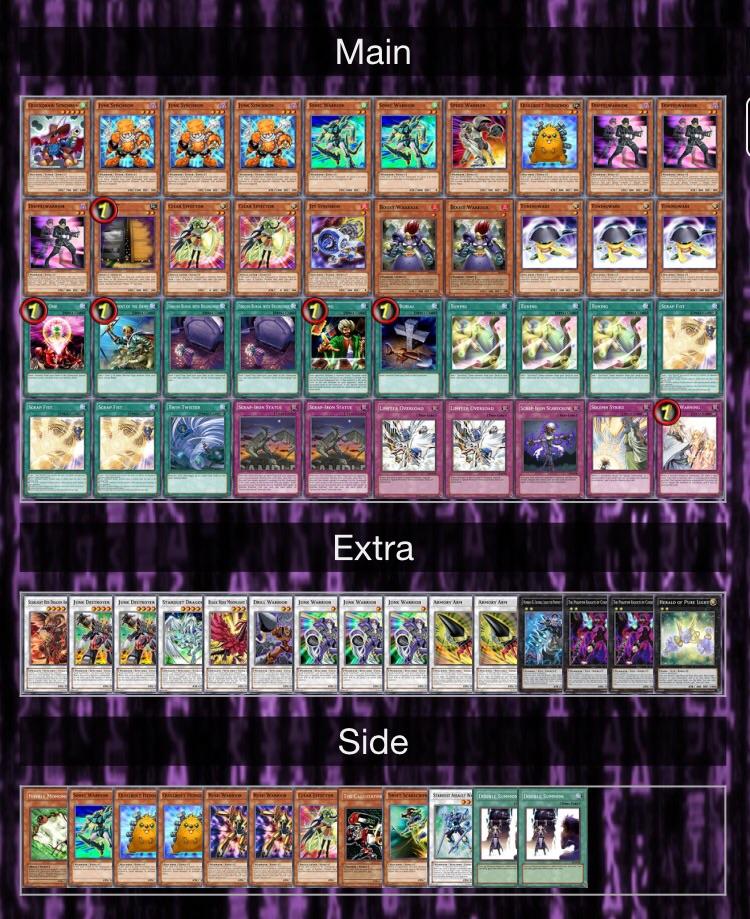 Junk Warrior OTK/ Link Spam for a Thread I Promised. yugioh
