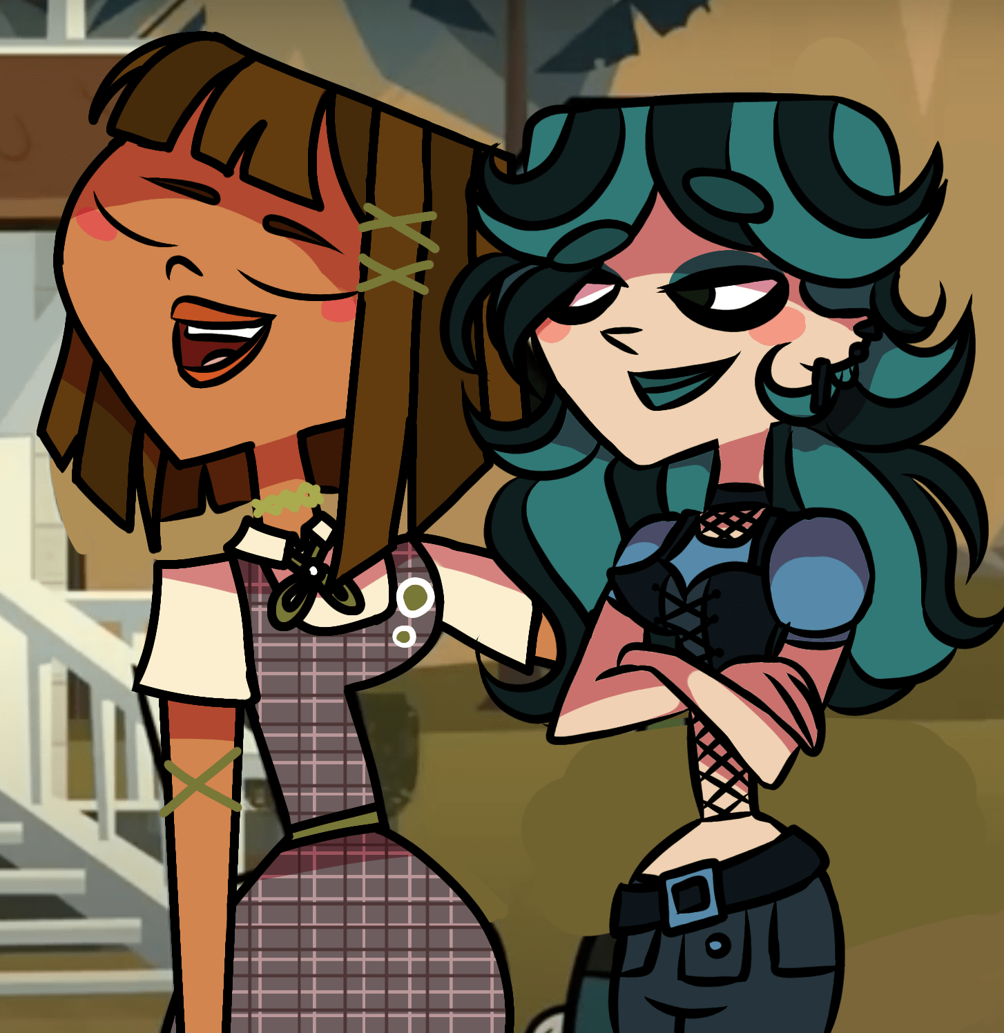 I redesigned both Gwen and Courtney again r/Totaldrama