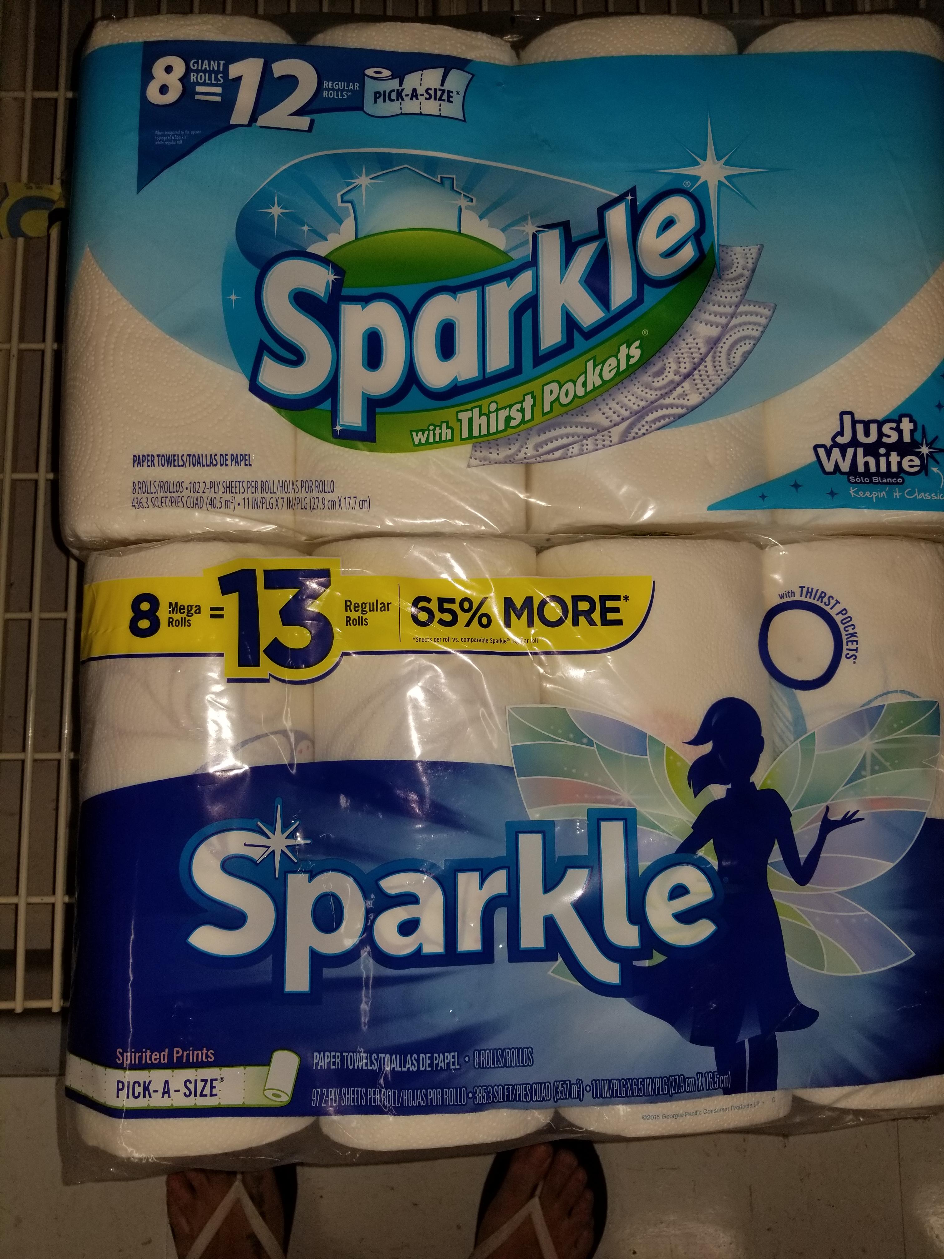 Sparkle Paper Towels Logo