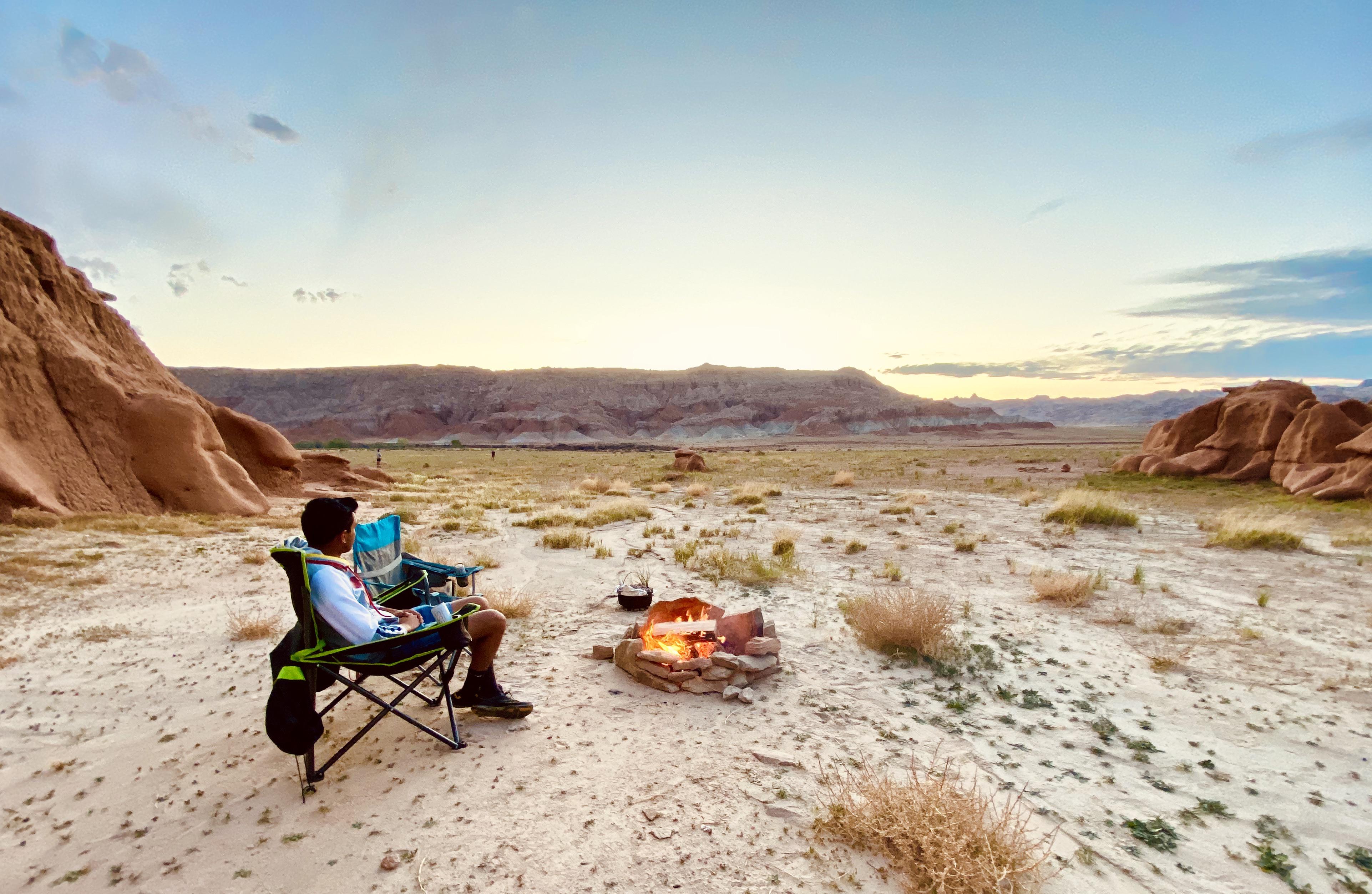 Utah BLM camping has some of the best views. This is just outside