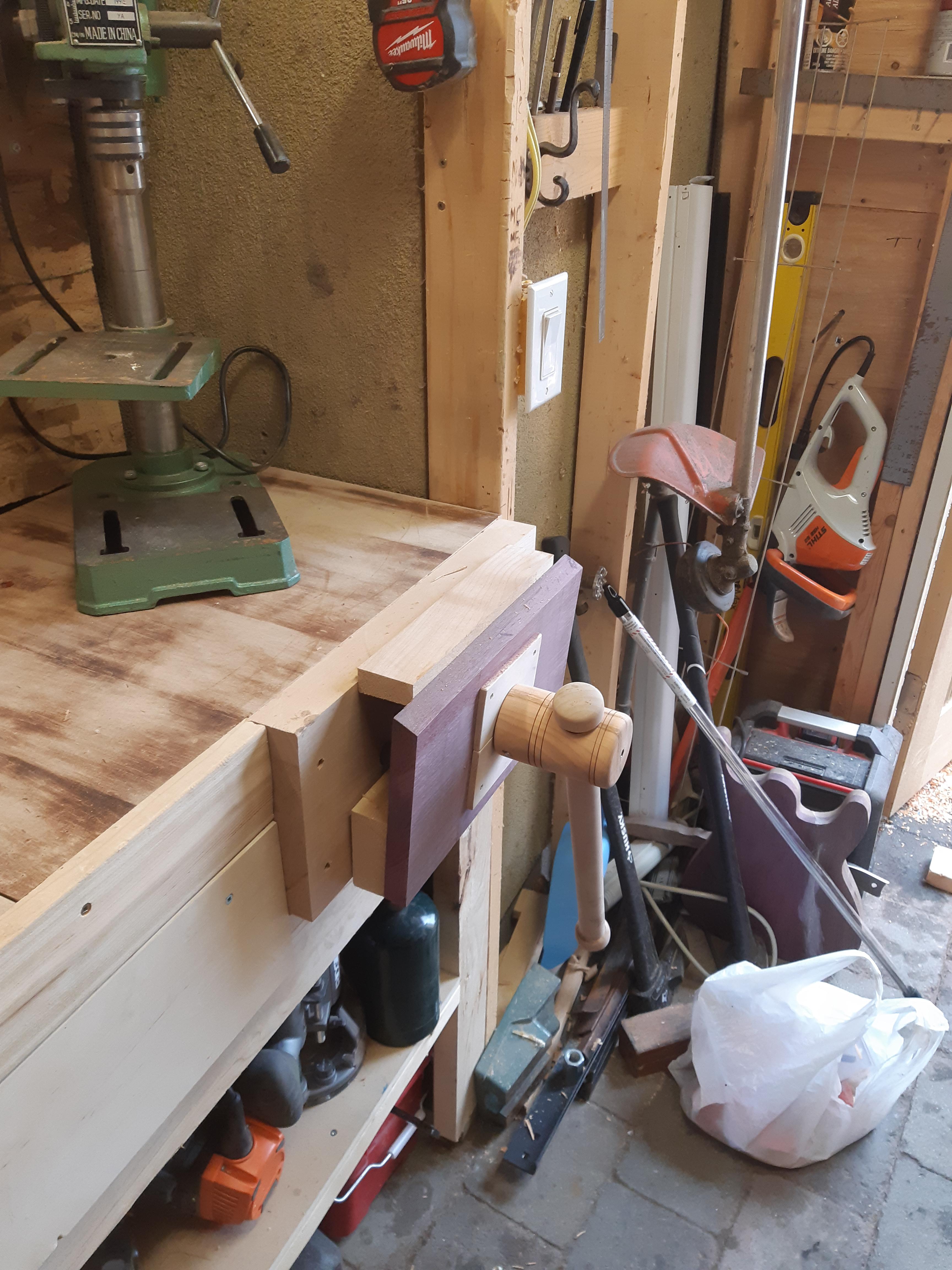 I just built a face vice and I'm having some problems with racking. Any