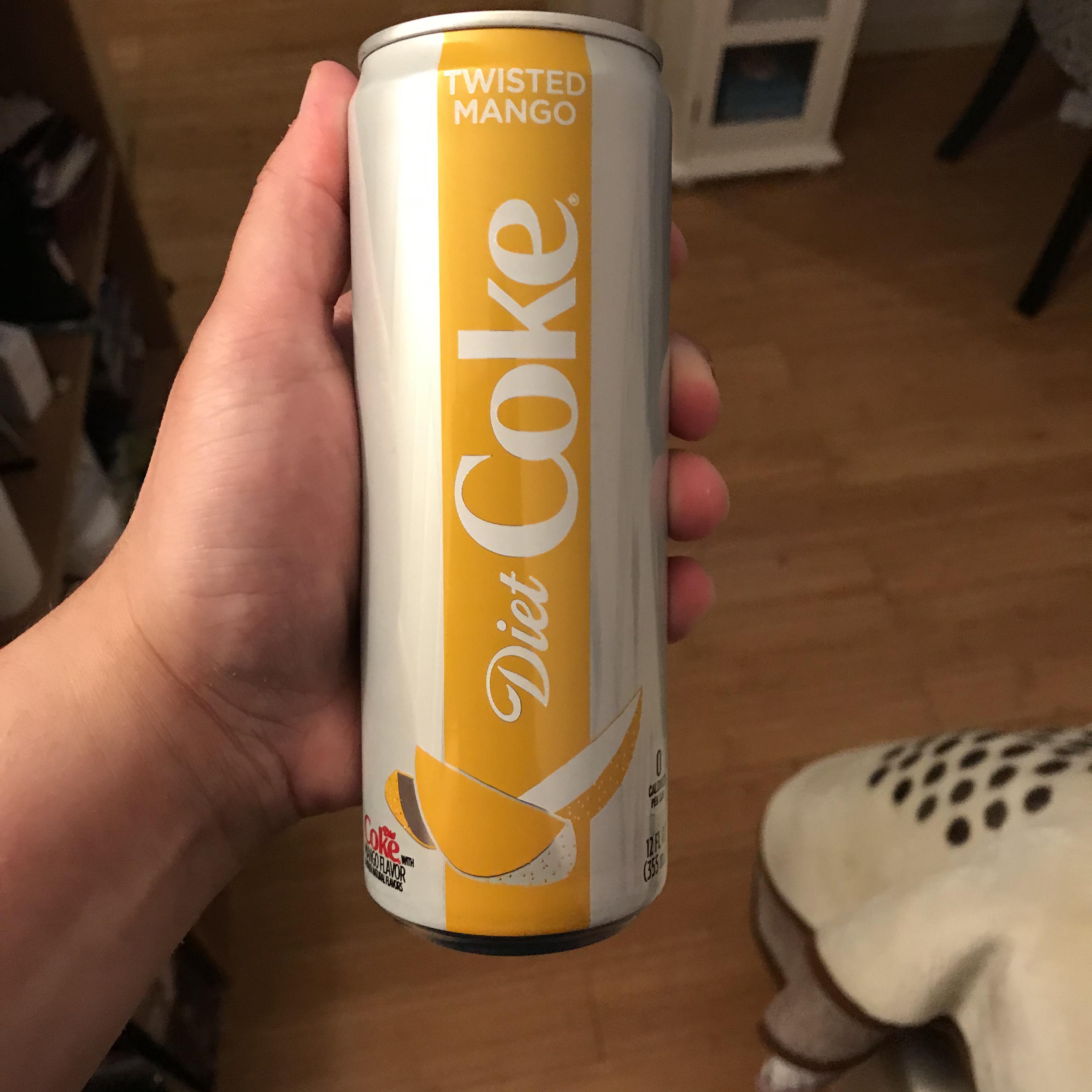 Diet Coke twisted mango 🥭 Soda