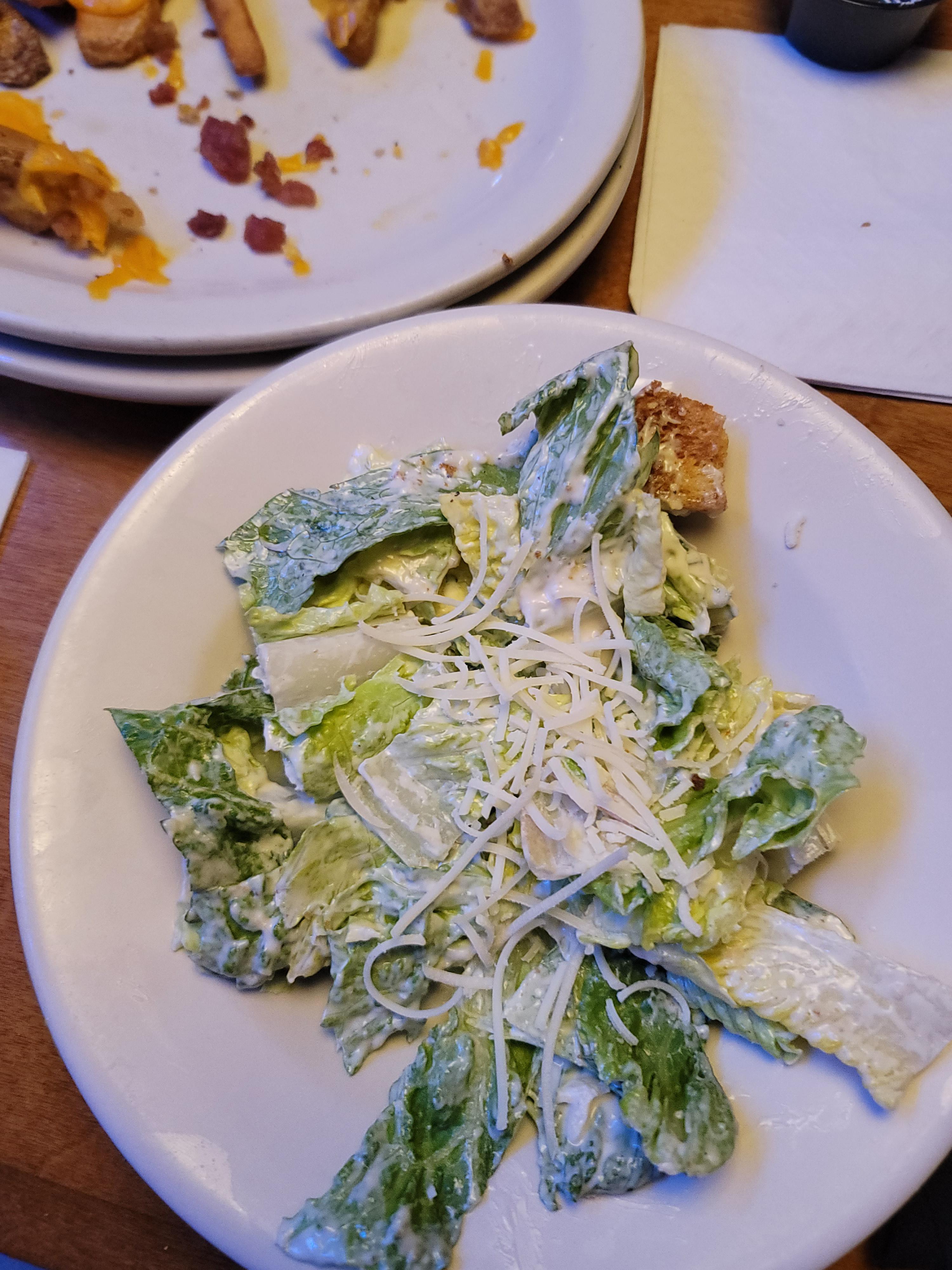 Texas Roadhouse 'Caesar' salad r/shittyfoodporn