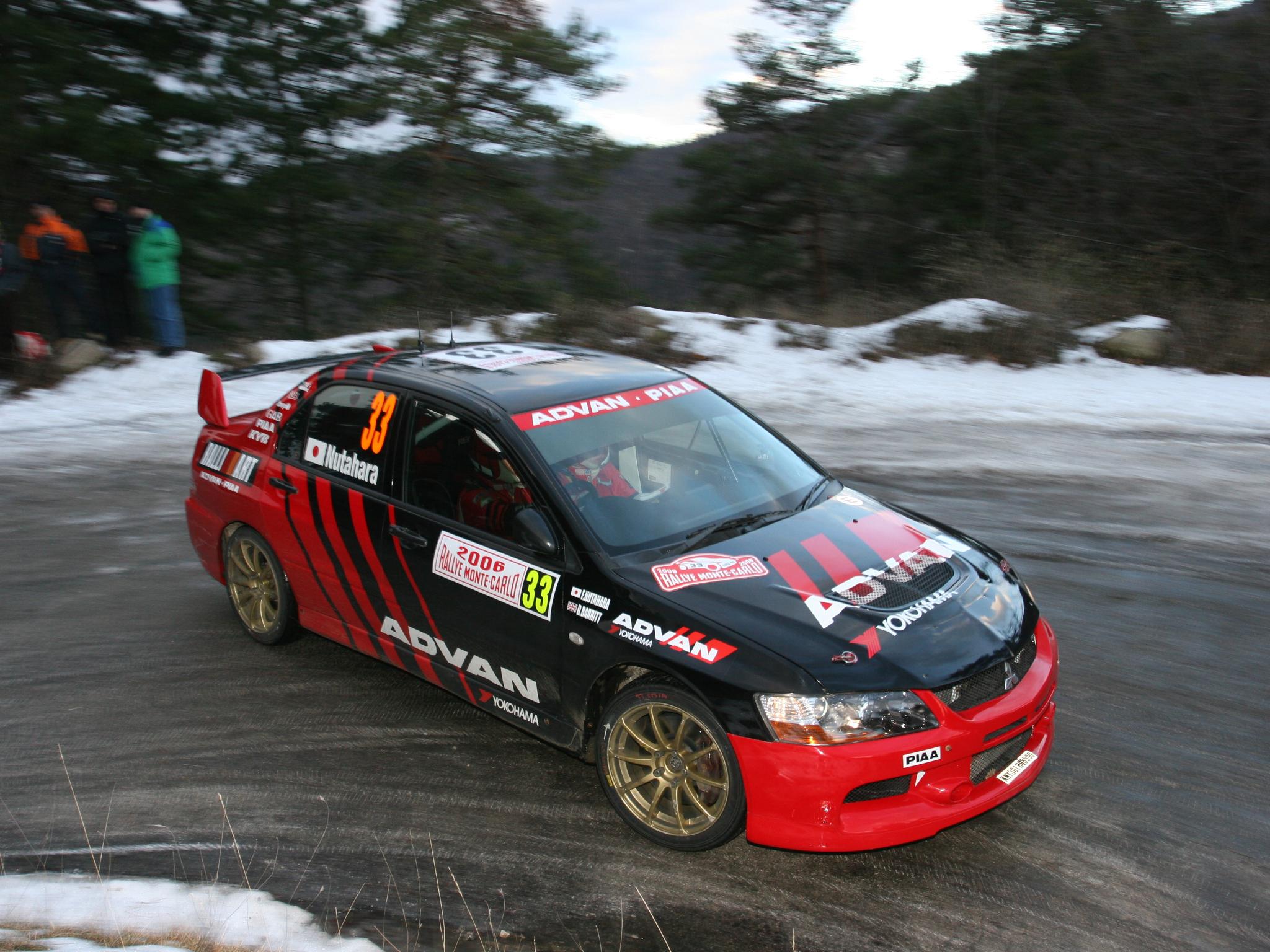Fumio Nutahara entered the 2006 Monte Carlo Rally with this Mitsubishi