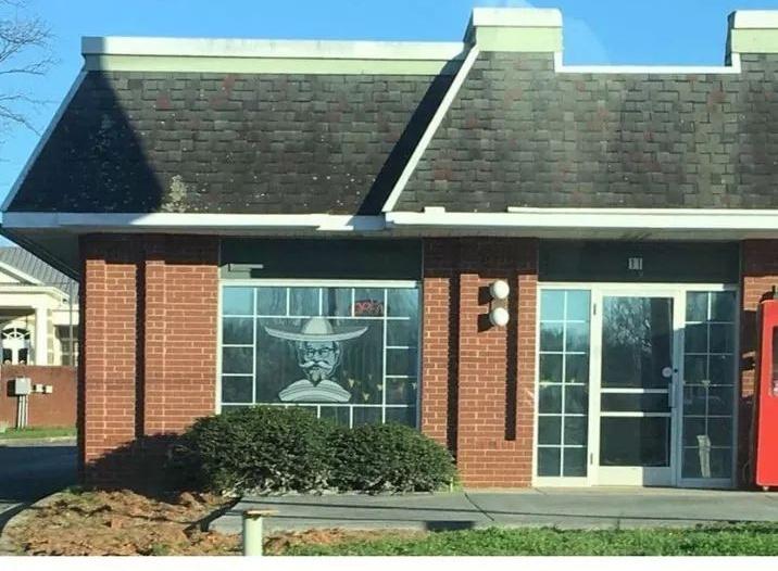 Former KFC in Maiden, NC now a Mexican restaurant. Col. Sanders is now