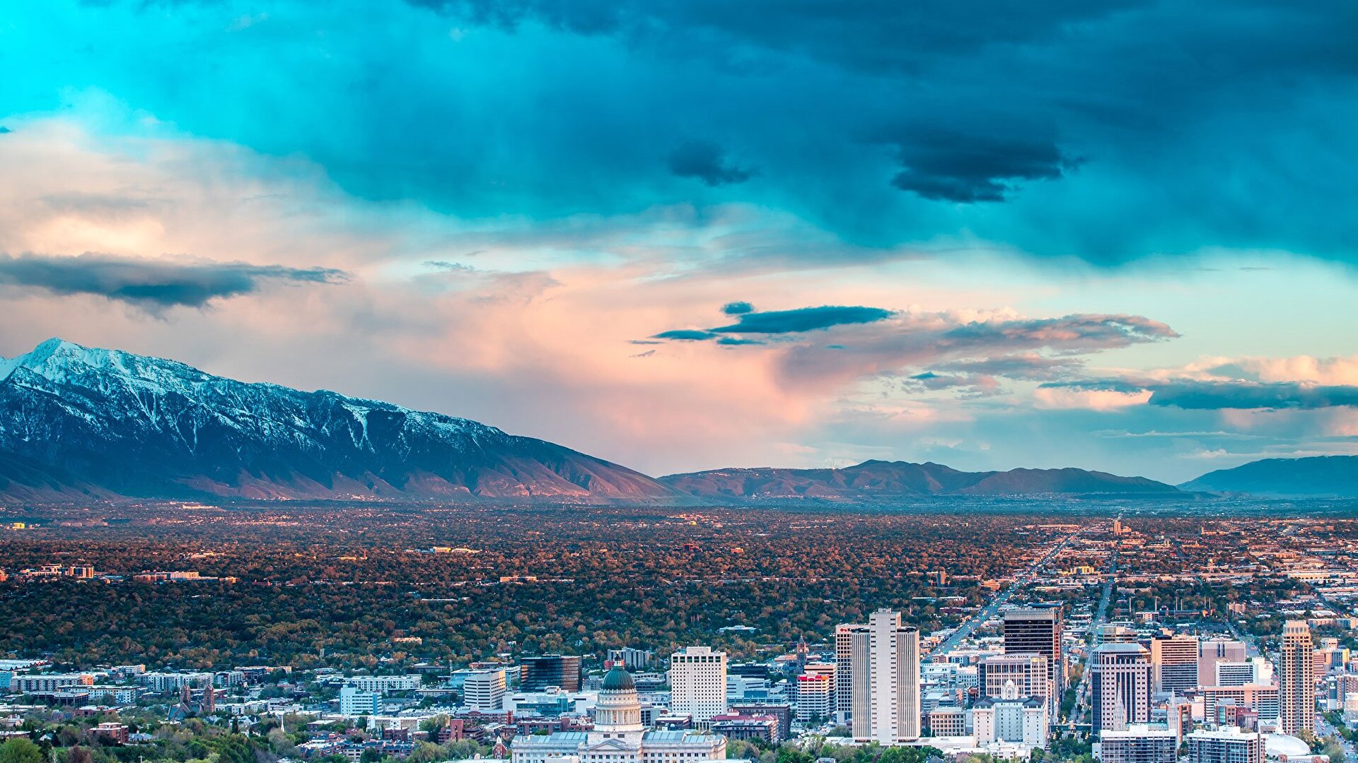 Salt Lake City, Utah [1920 x 1080] HD Wallpapers