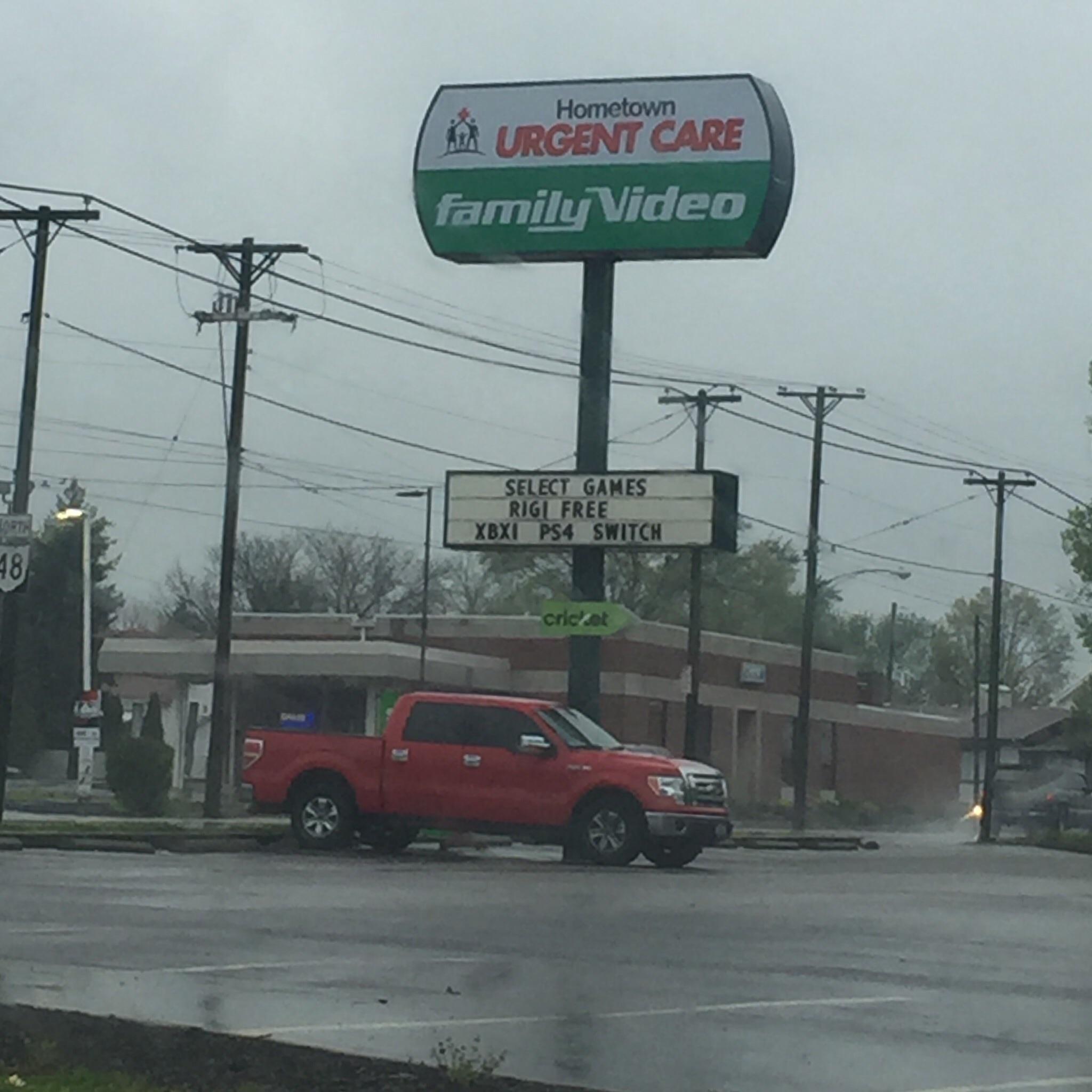 Hospital/Video Rental combo on N Main St. dayton