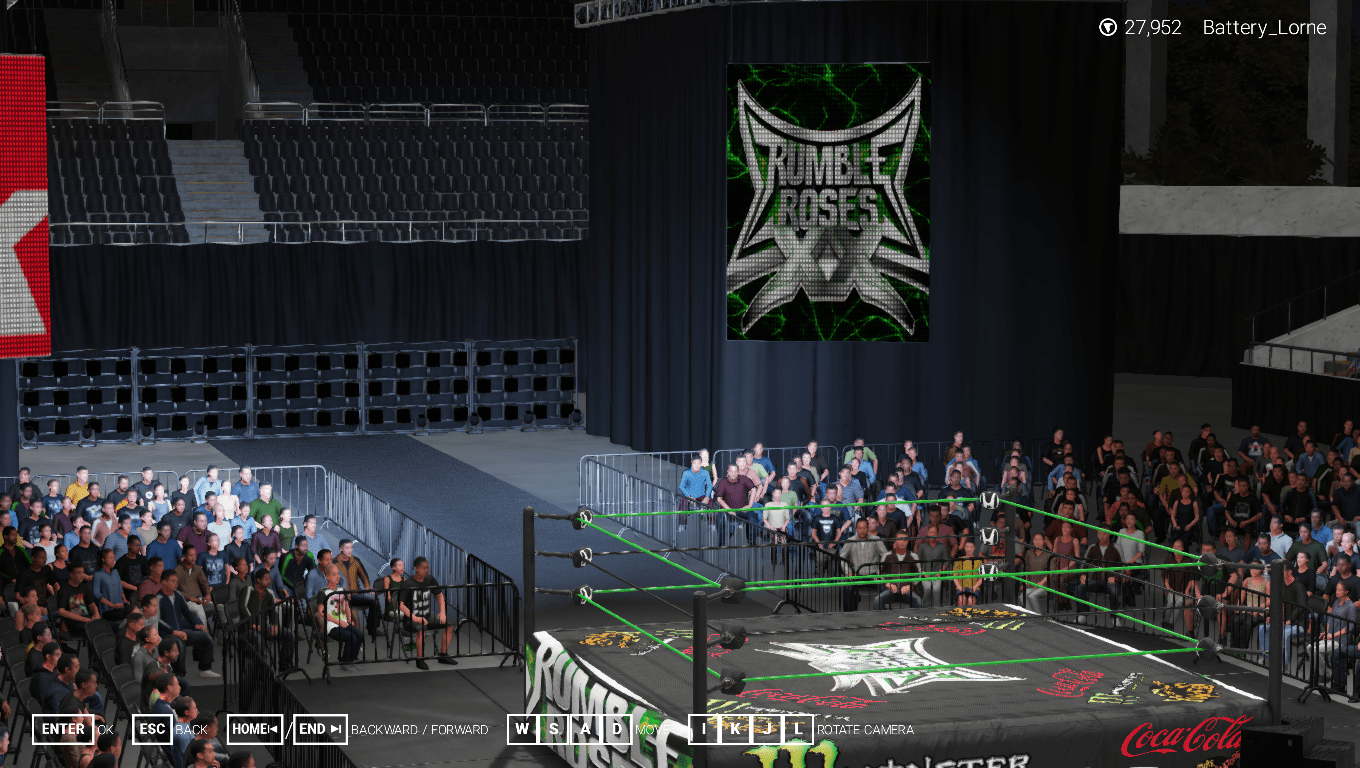 My take on a sponsored Rumble Roses (arena+show both have working side