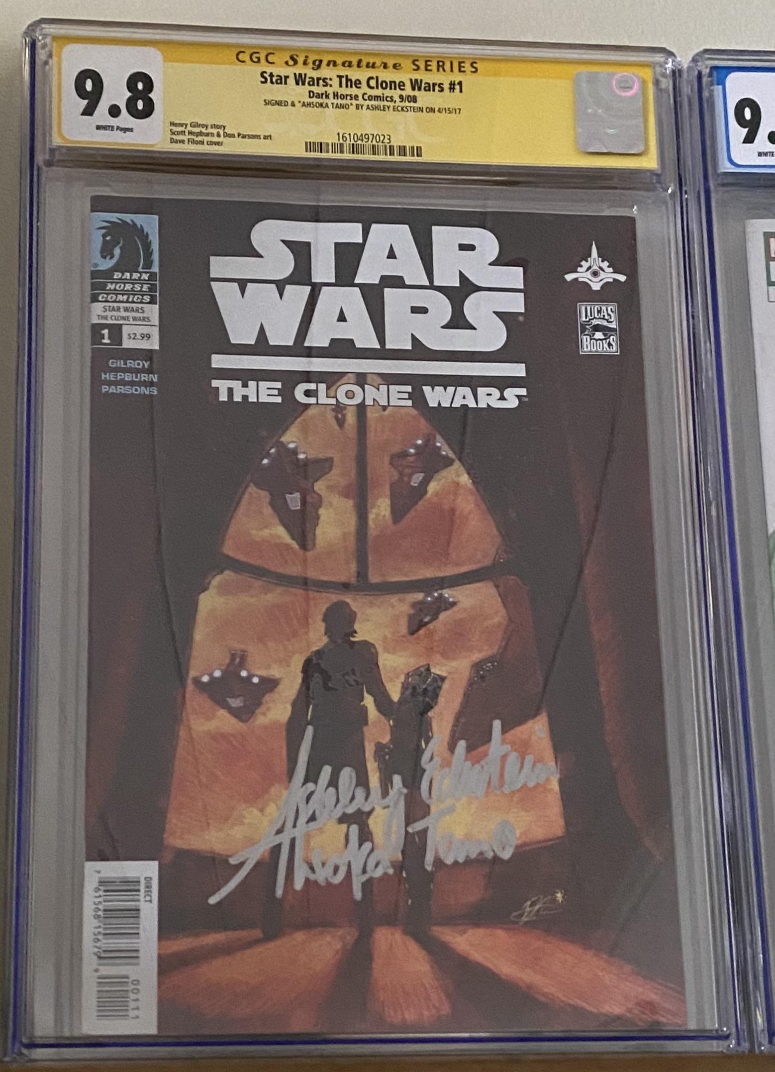 Today I got my grail. 1st appearance of Ahsoka Tano, signed by Ashley