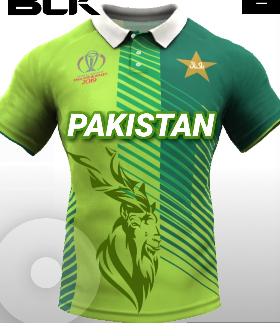 My new design for Pakistan's World Cup 2019 jersey. What do you guys