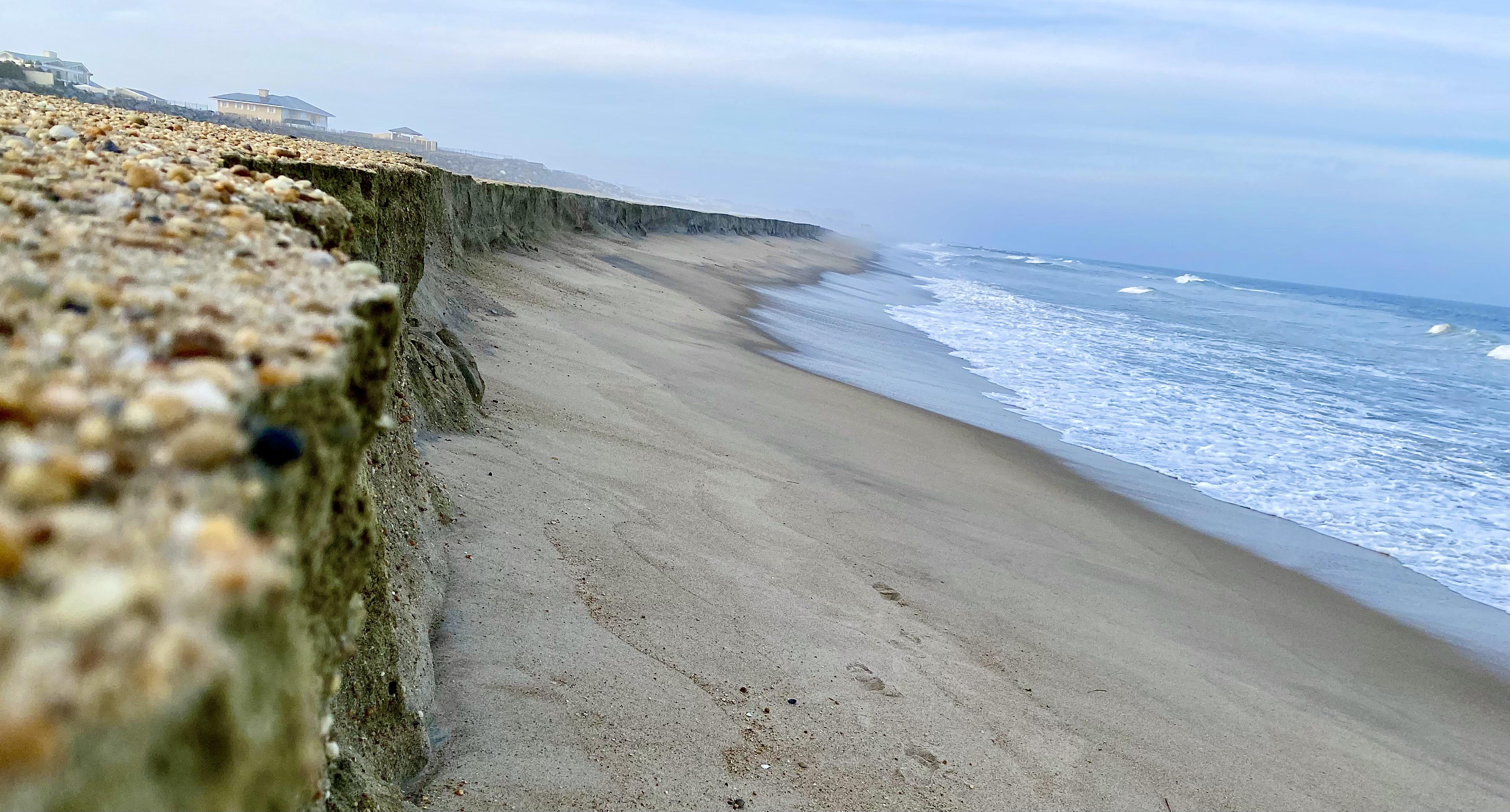 Beach erosion today in Deal NJ r/newjersey