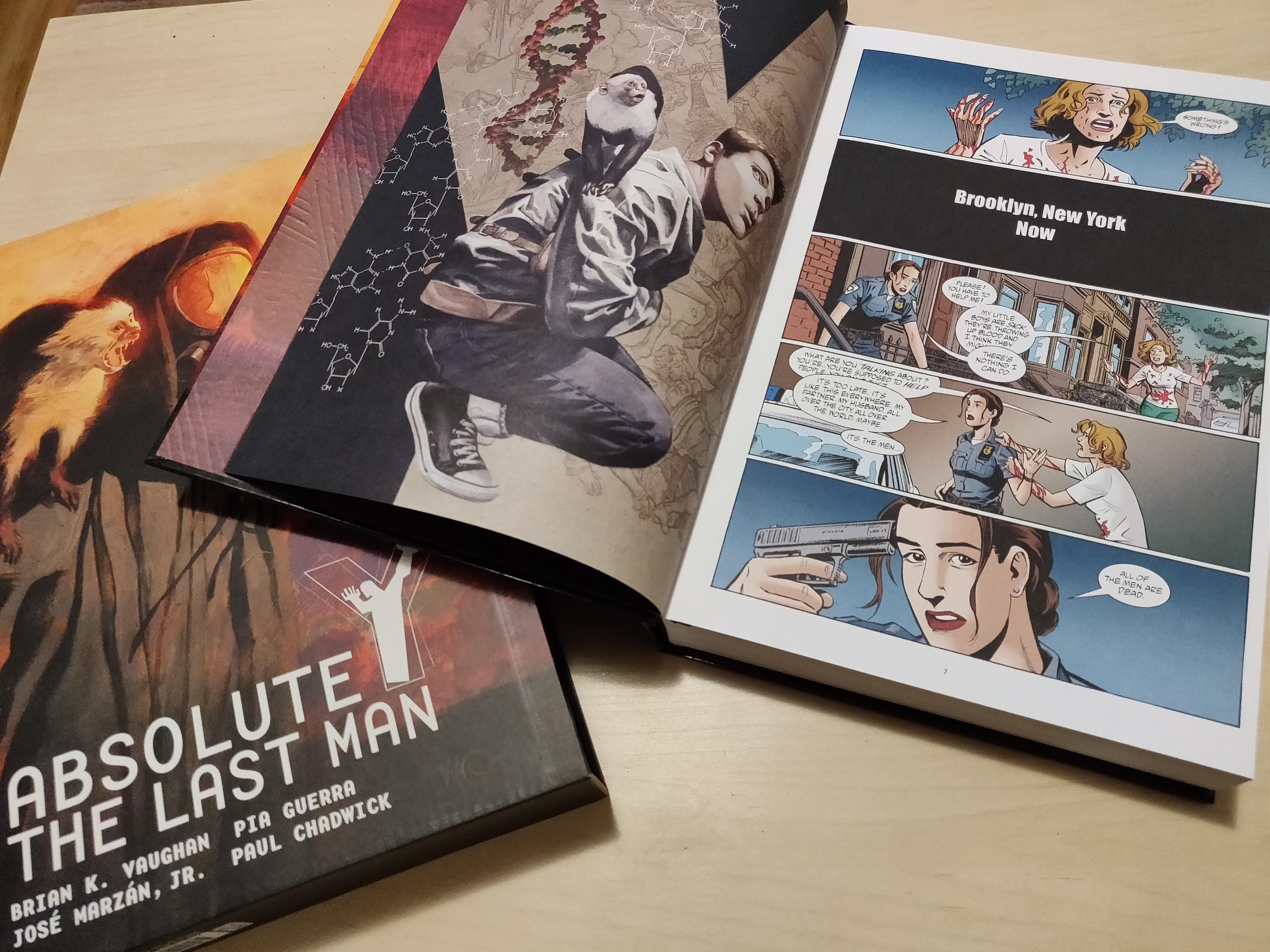 Finally convinced myself to buy the Absolute Edition of Y The Last Man