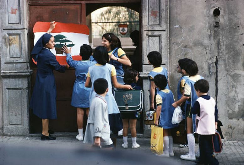Photography “A school in Beirut, Lebanon”, 1979. r/lebanon