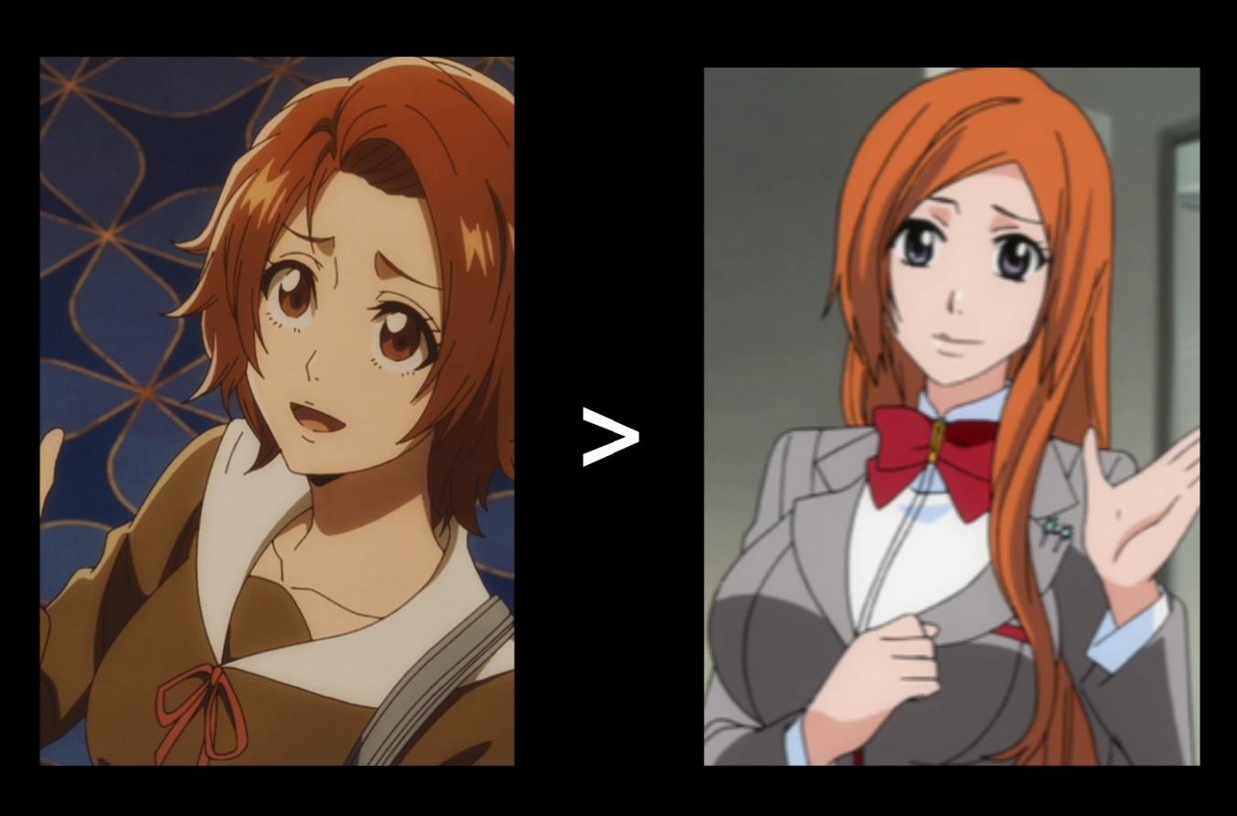 I love Orihime, however I couldn't help but feel like Masaki is overall