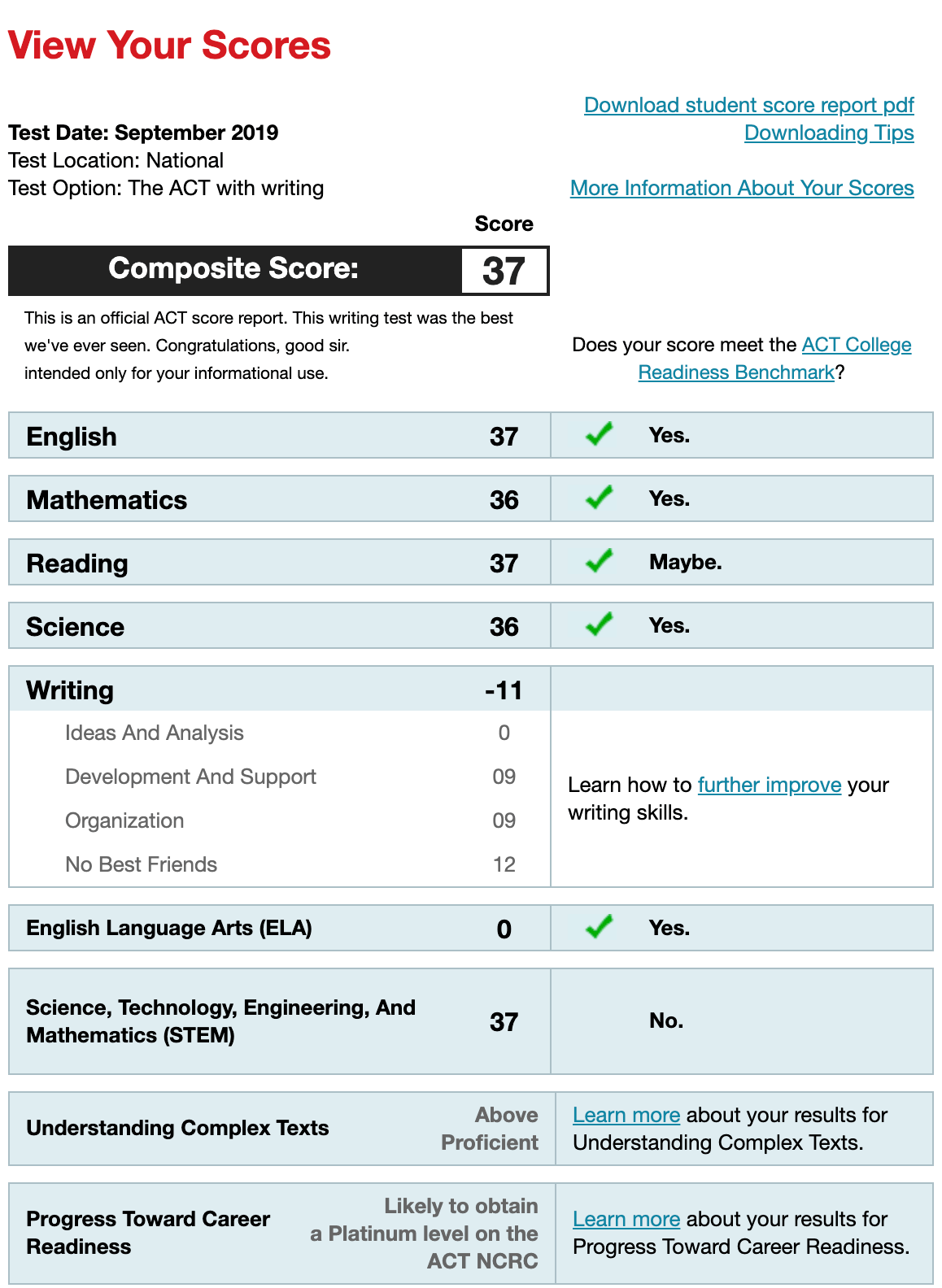 I finally got my DREAM SCORE after taking the SAT 7 times. I am in 