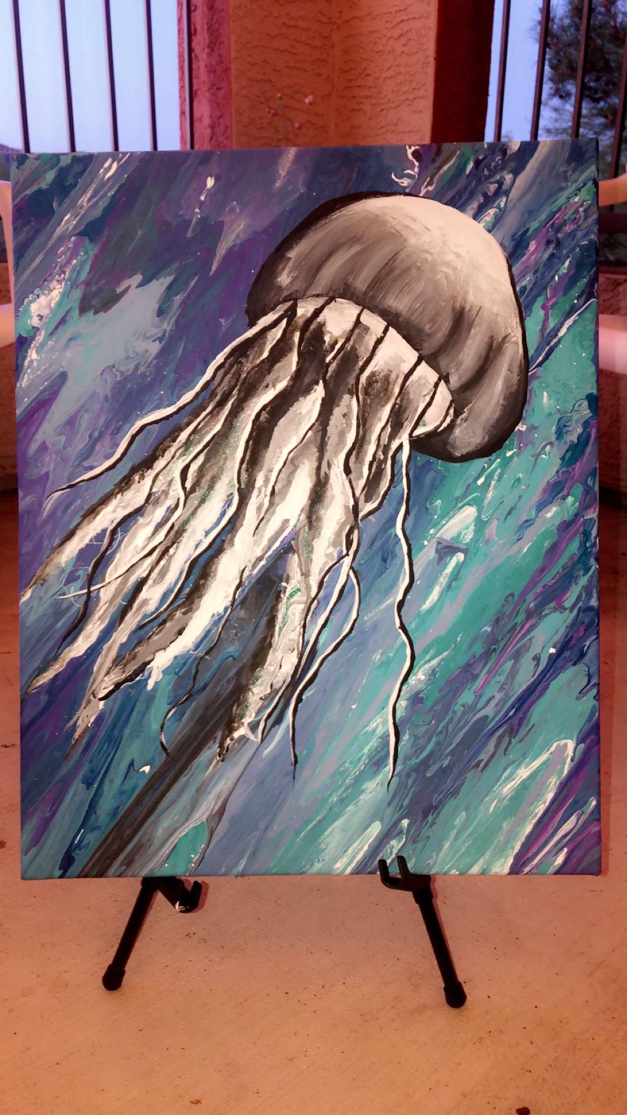 New to acrylic painting. This is my favorite I’ve done so far. What do