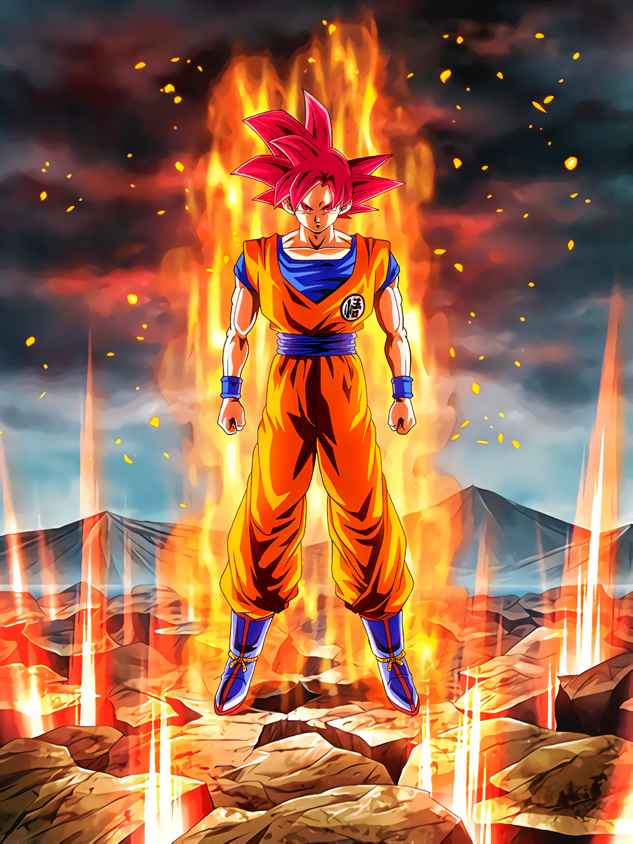 HD Super saiyan god DBZDokkanBattle