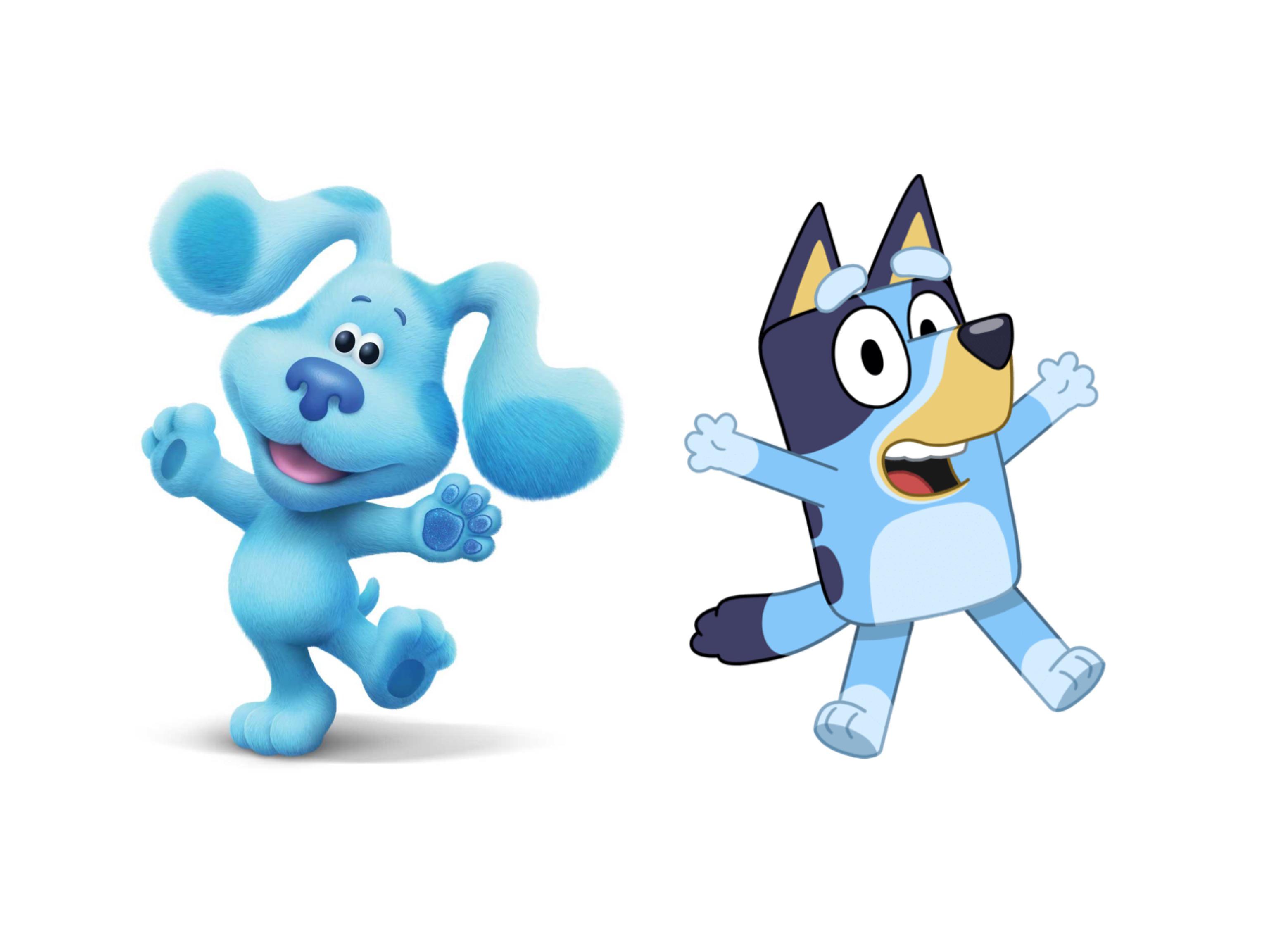 “Oh I love that kids show about the little blue dog! She’s so blue that