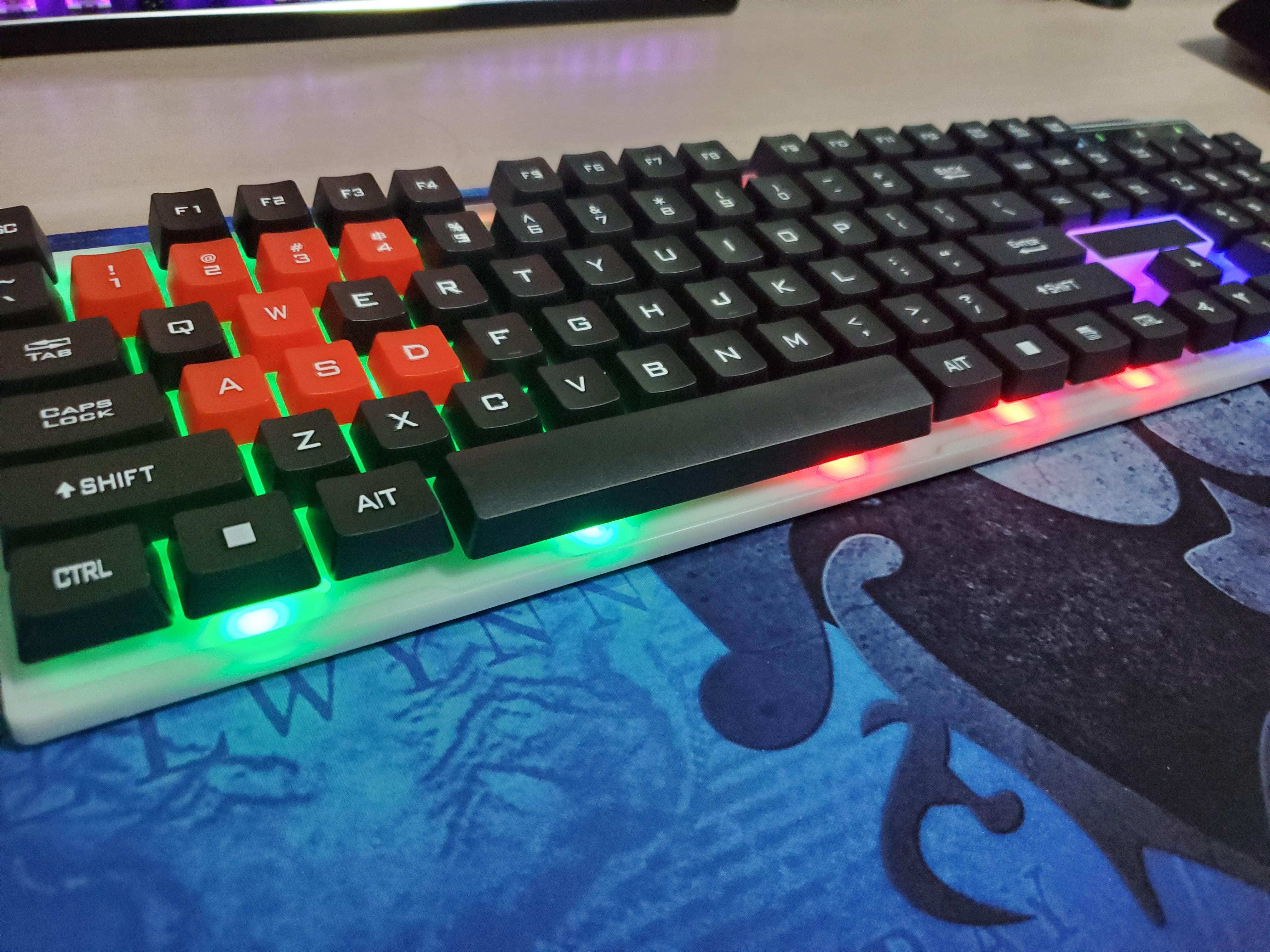 My Sweet New "MultiColor LED Gaming Keyboard" I got from Five Below for 7 MechanicalKeyboards
