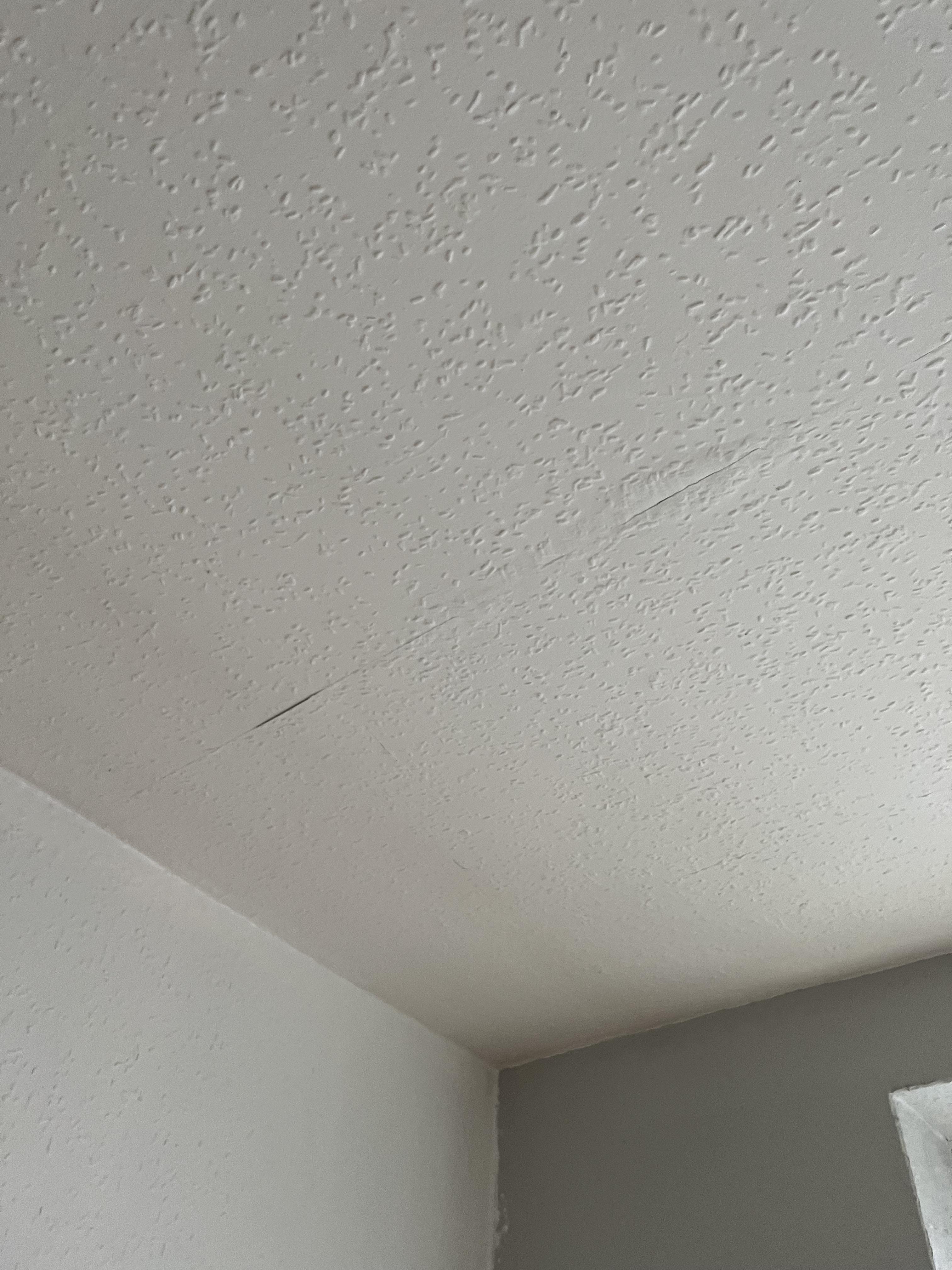 Is this wood chip wallpaper on our ceiling safe to remove with a