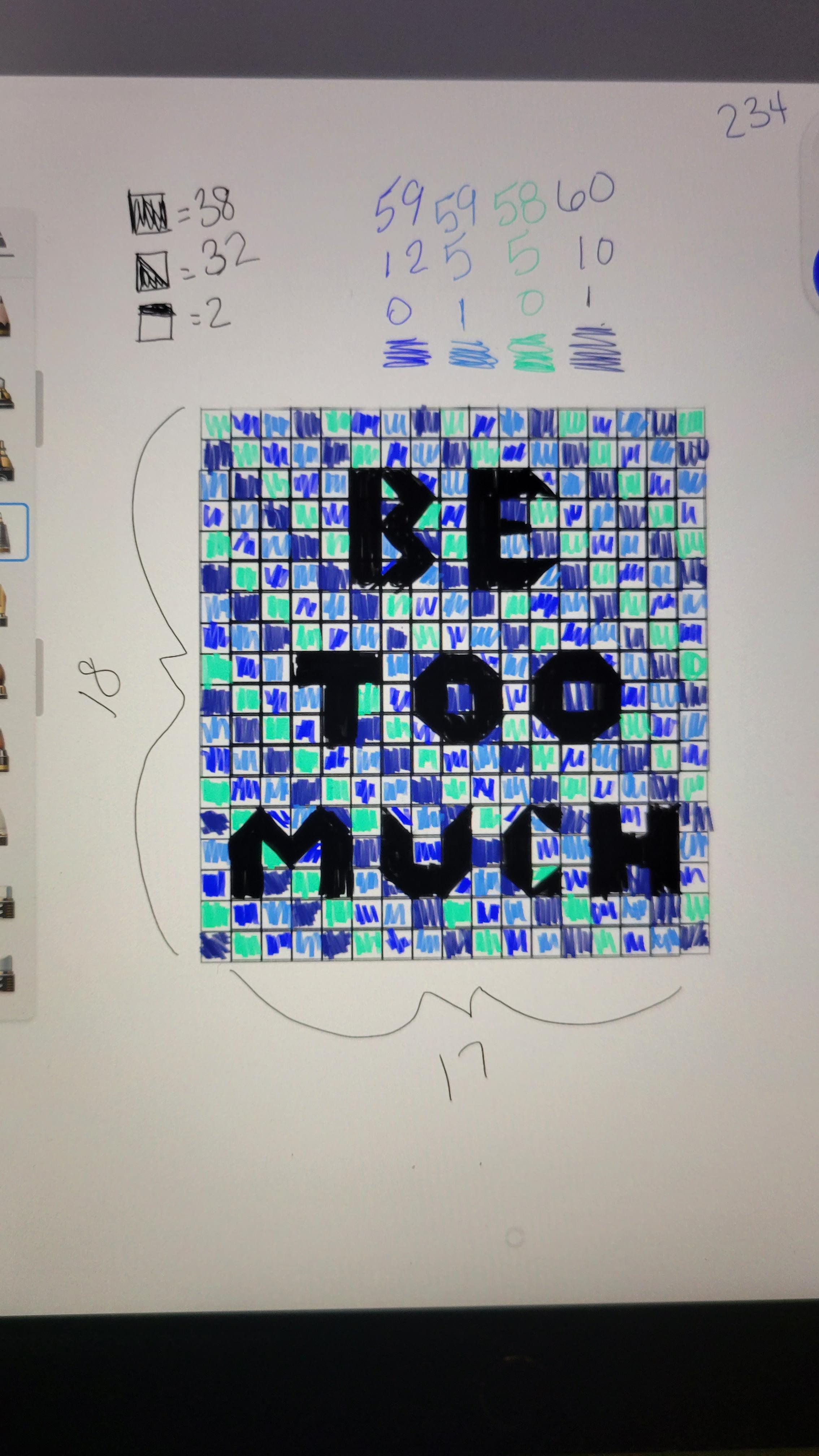 Am I in over my head? Possibly 💙 I havnt made a blanket before but this