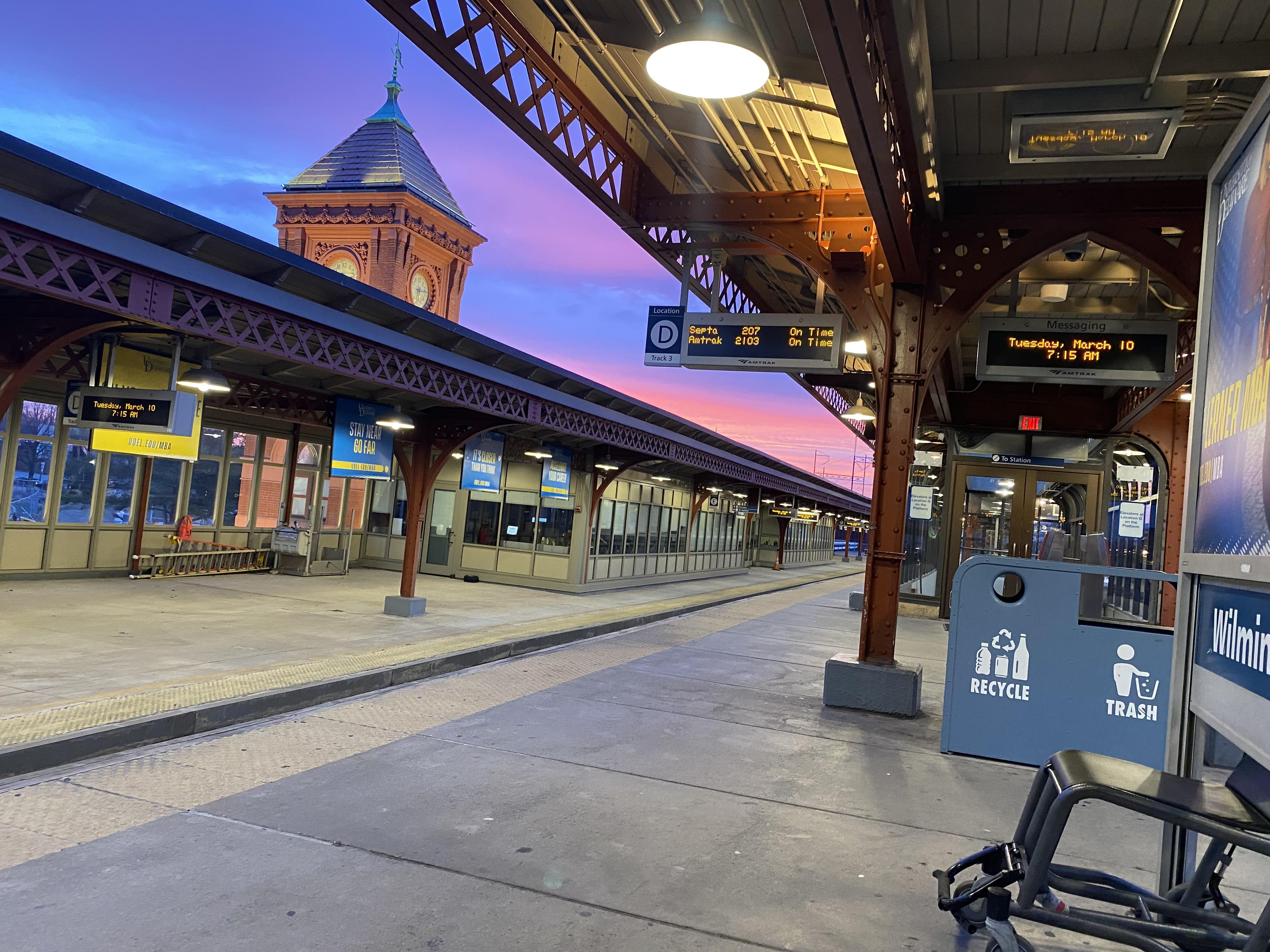 Good morning from the Wilmington train station r/Delaware