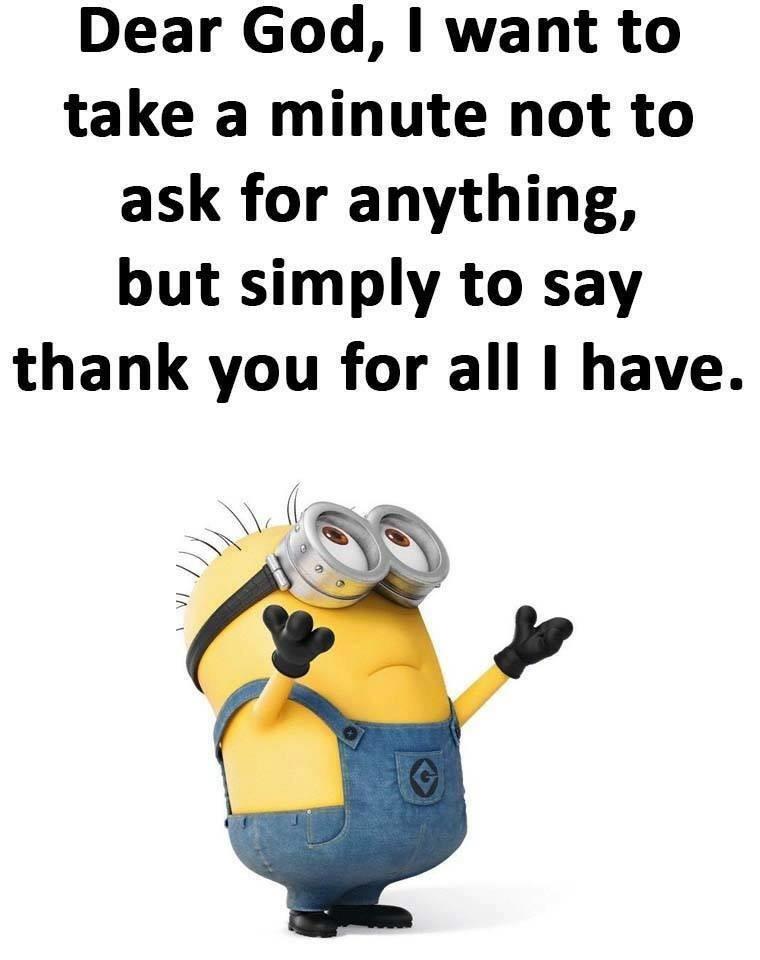 What does a minion have to do with God? If anything they are proof of