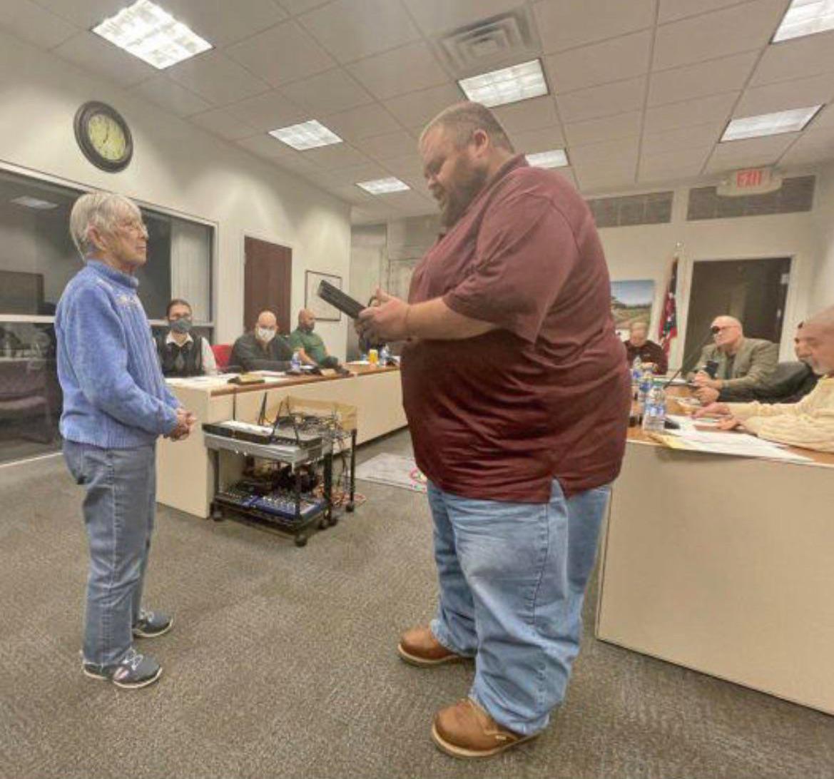 Mayor Trent Conaway of East Palestine, Ohio is an absolute unit r