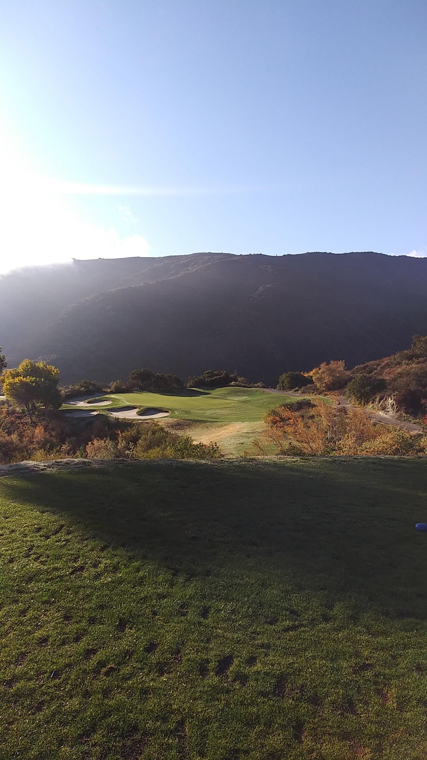 Here I go again Eagle Glen in Corona. Starting on the 9th hole par 3