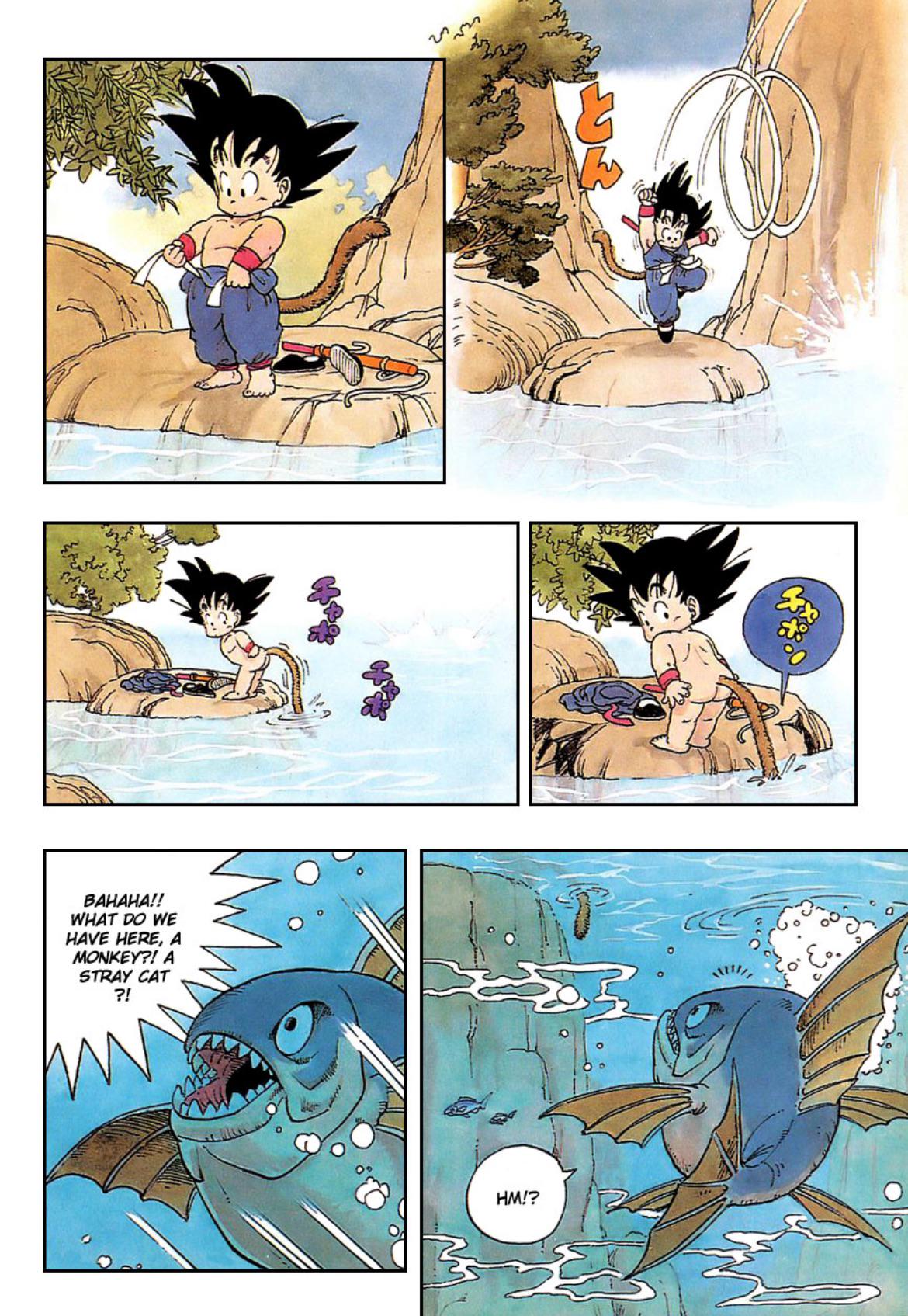 What was the reason to get butt ass naked your tails already out goku : Ningen