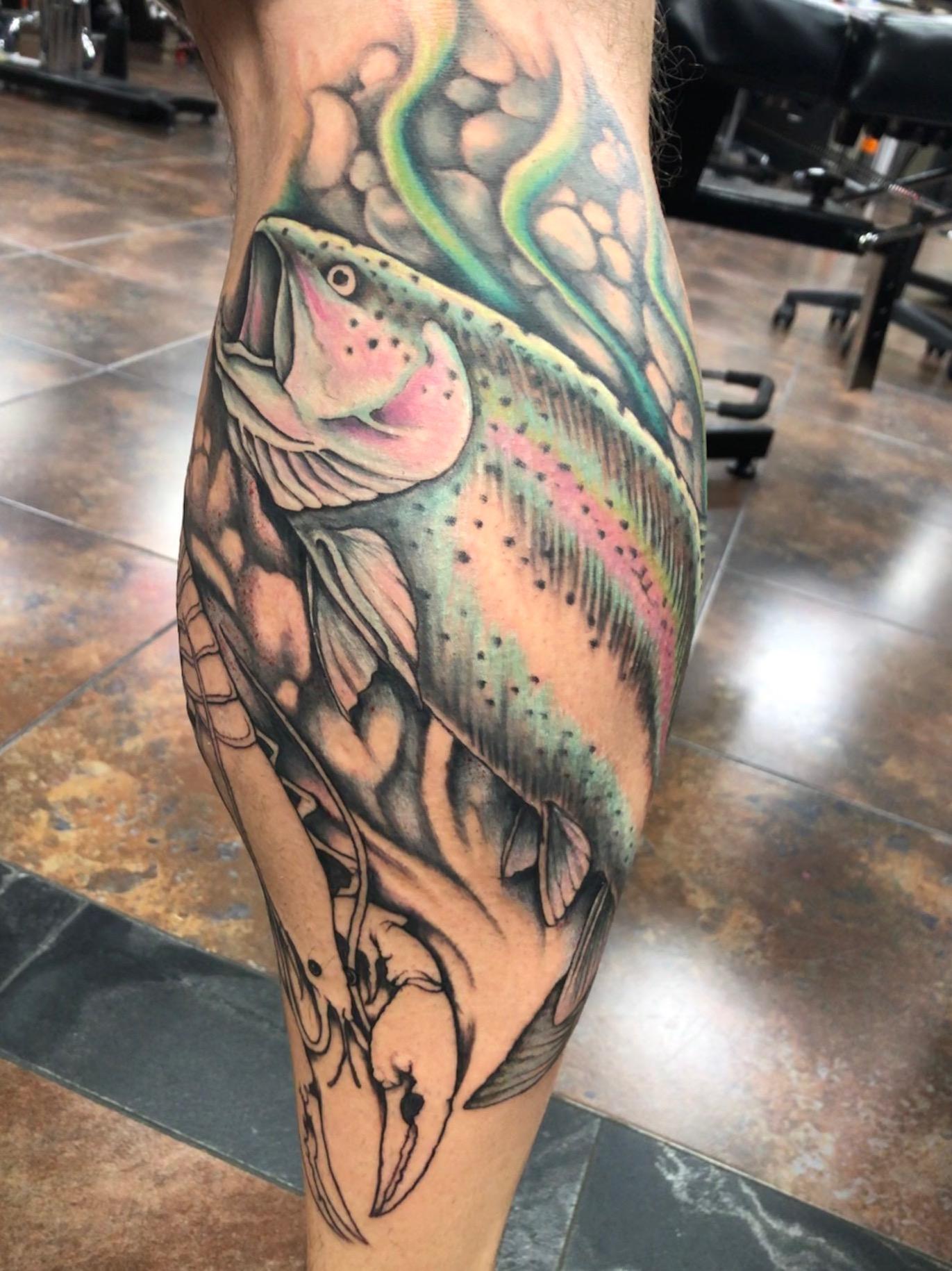 Thought you all might like my new Missouri Stream inspired Tattoo. r