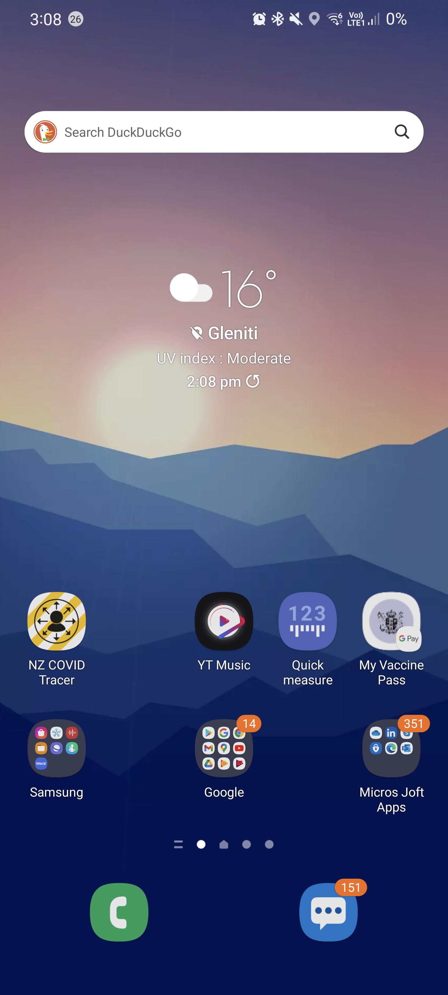 My s21 ultra after the update shows 0 battery on status bar. Can