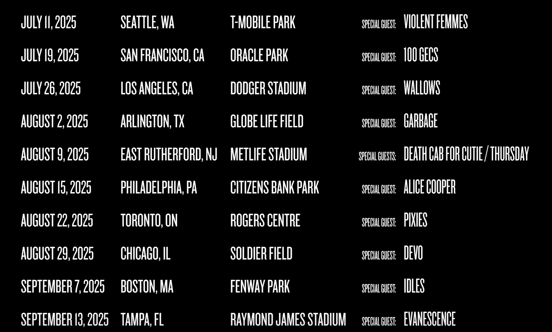 Theory confirmed about the cryptic Instagram story countdown Thursday is opening for MCR in New Jersey next summer. r/thursdaytheband