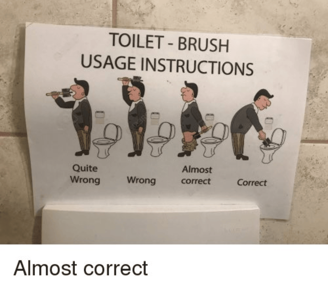 Why use tissue paper, when you can use brush! memes