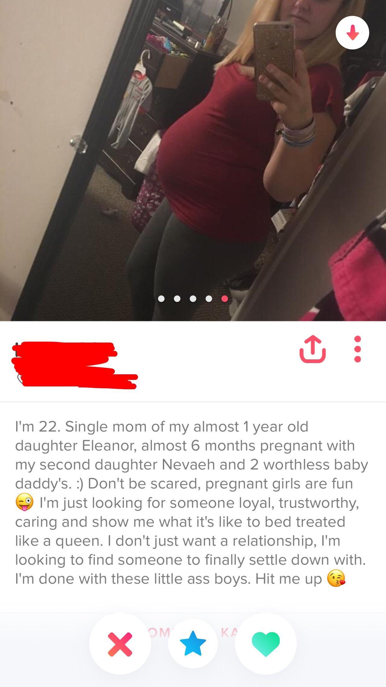 Pregnant with second daughter and have "2 worthless baby daddy's