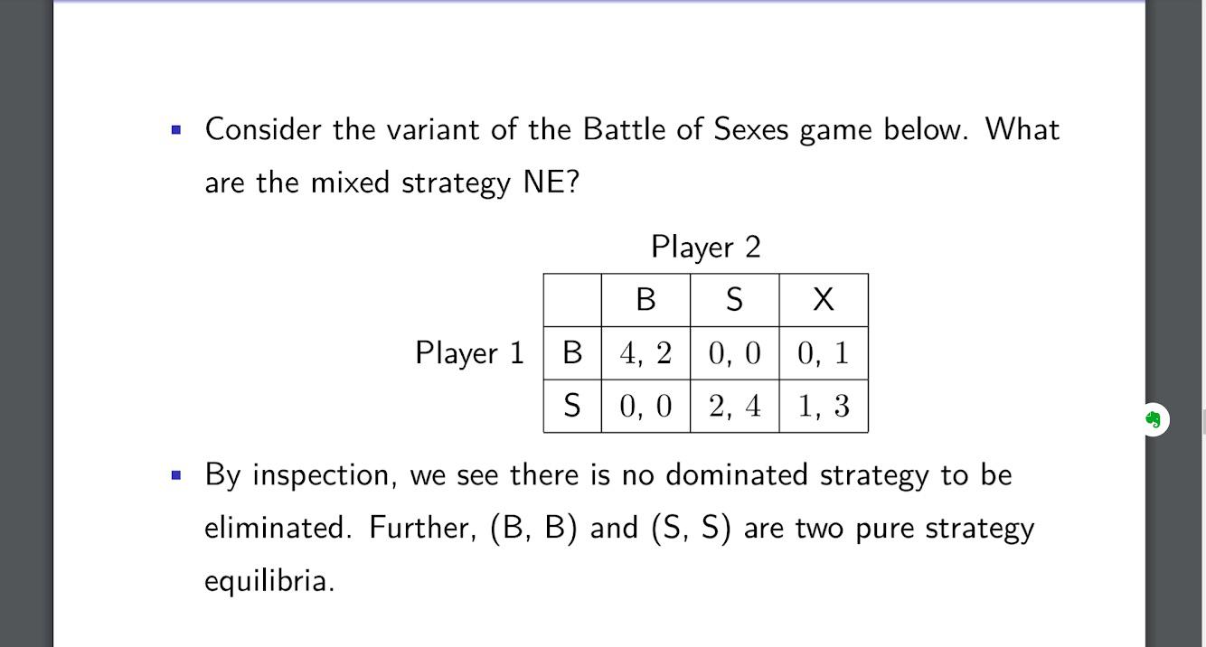 How do you find a 2x3 mixed strategy Nash Equilibrium? What is the stepbystep process of doing