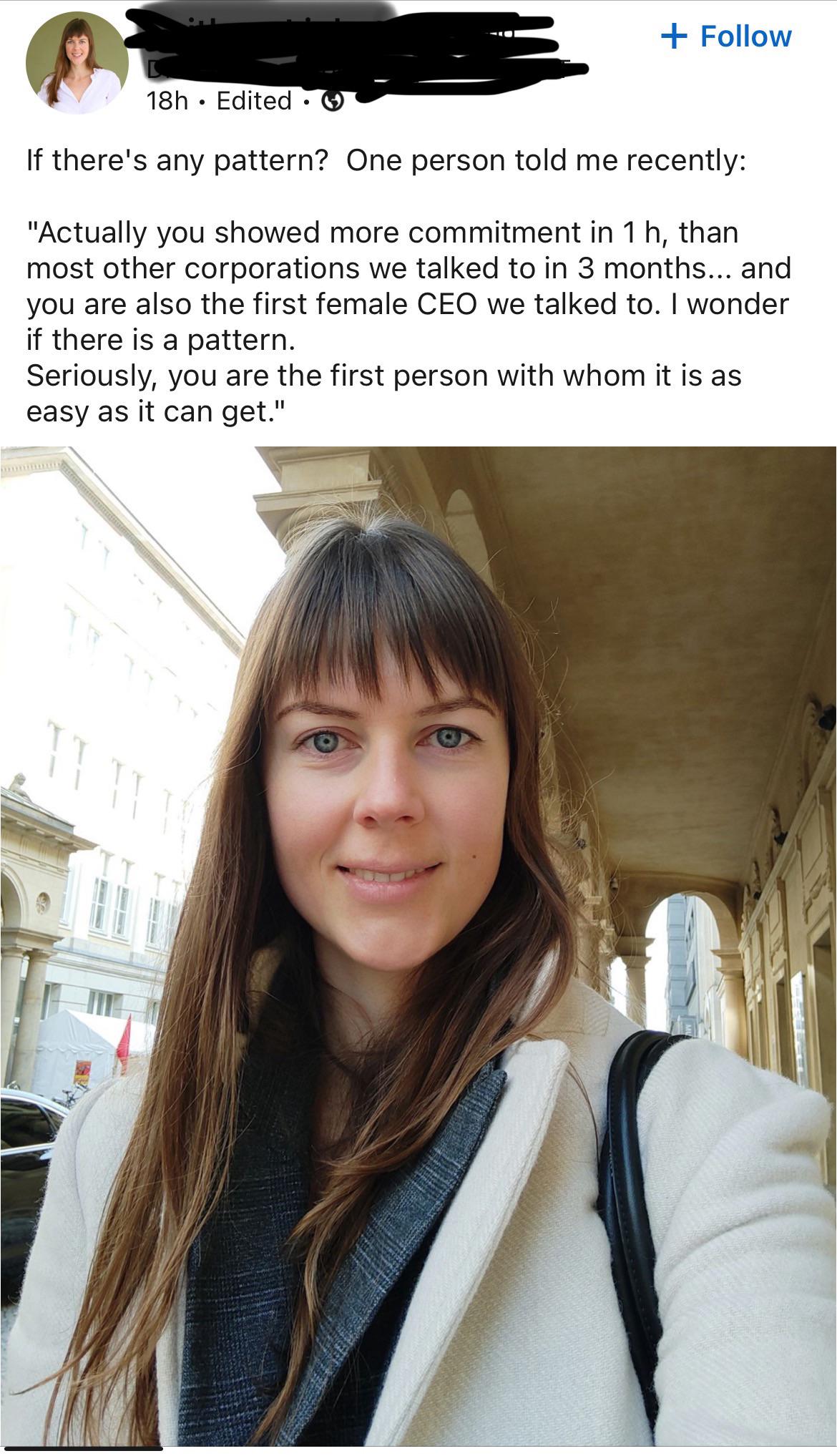 Is there a pattern of me being the most incredible person ever