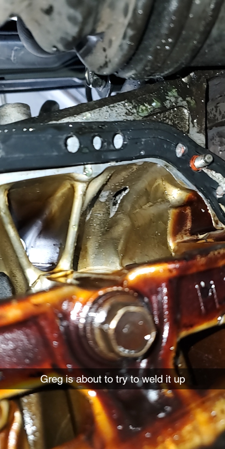 My buddy sent a piston rod through the oil pan of his 2002 ex civic