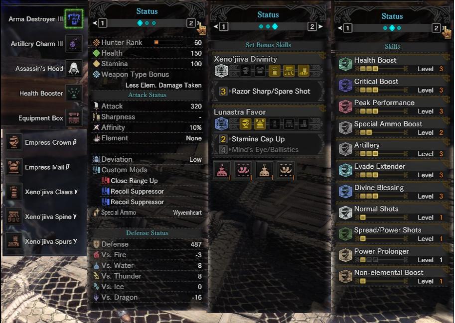 PC (pre iceborn) My HBG spread build. what could i change