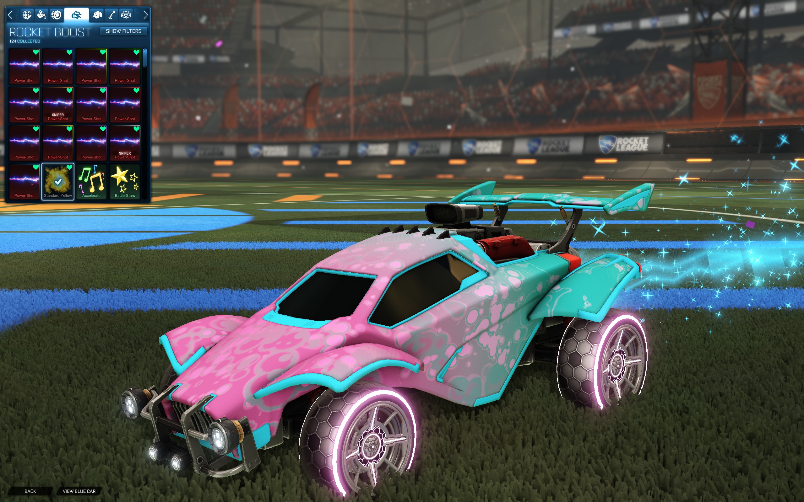 [Sky Blue Octane] [Bubbly] [Sky Blue Sparkles] [Pink Apex] r
