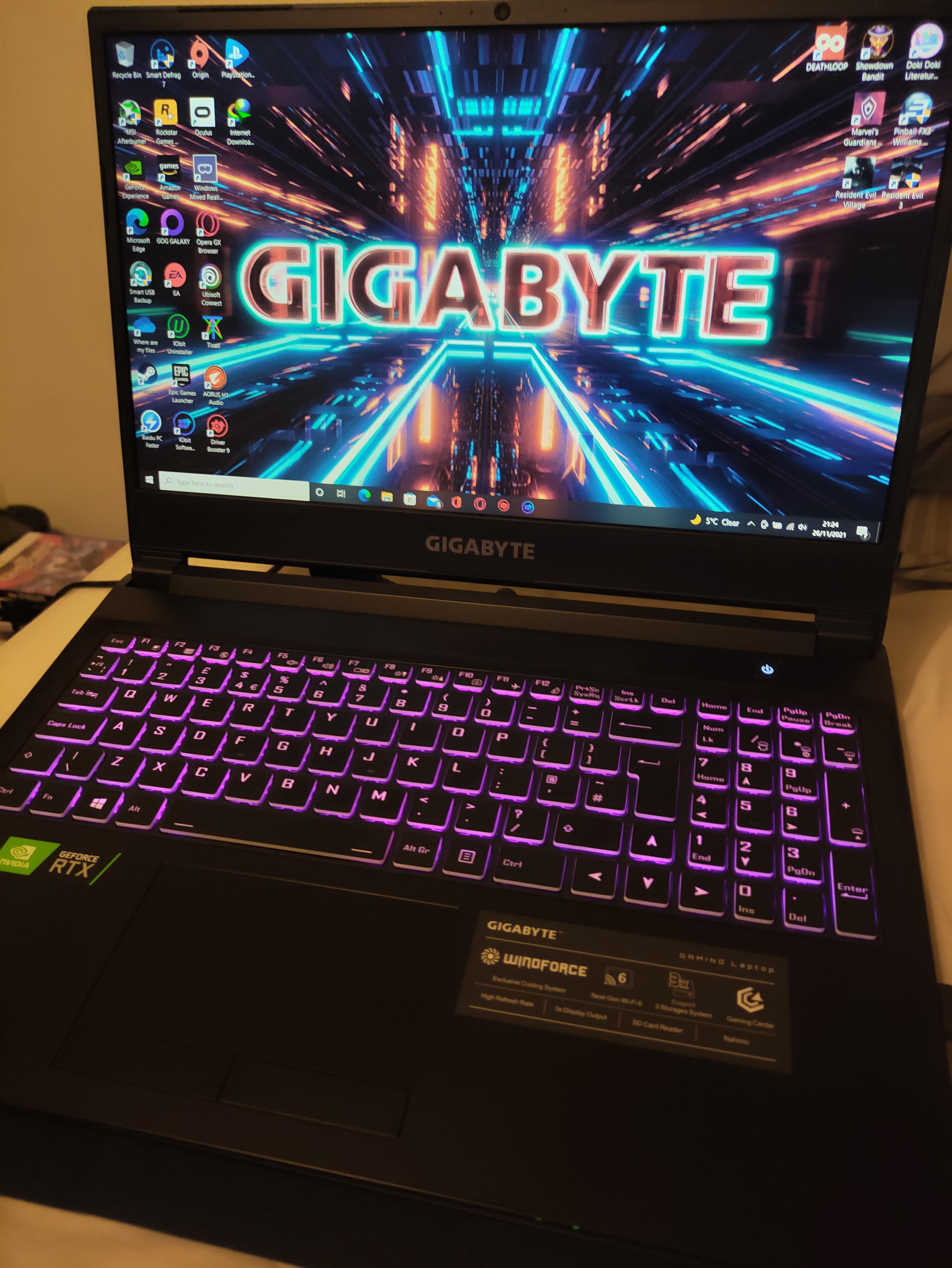 Finally got a gaming laptop Gigabyte G5 KC r/GamingLaptops