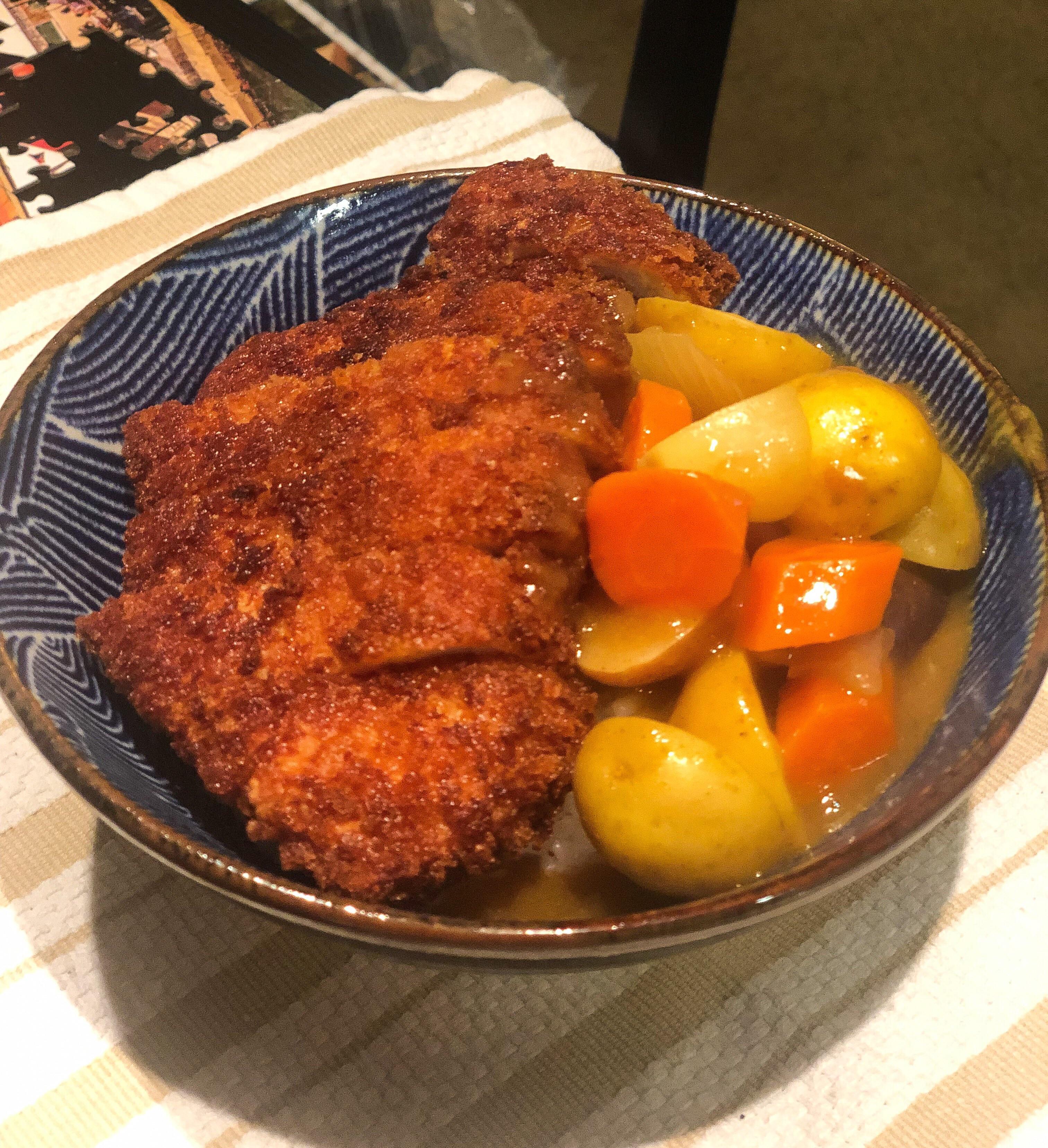 Katsu curry (Pork tenderloin) r/recipes
