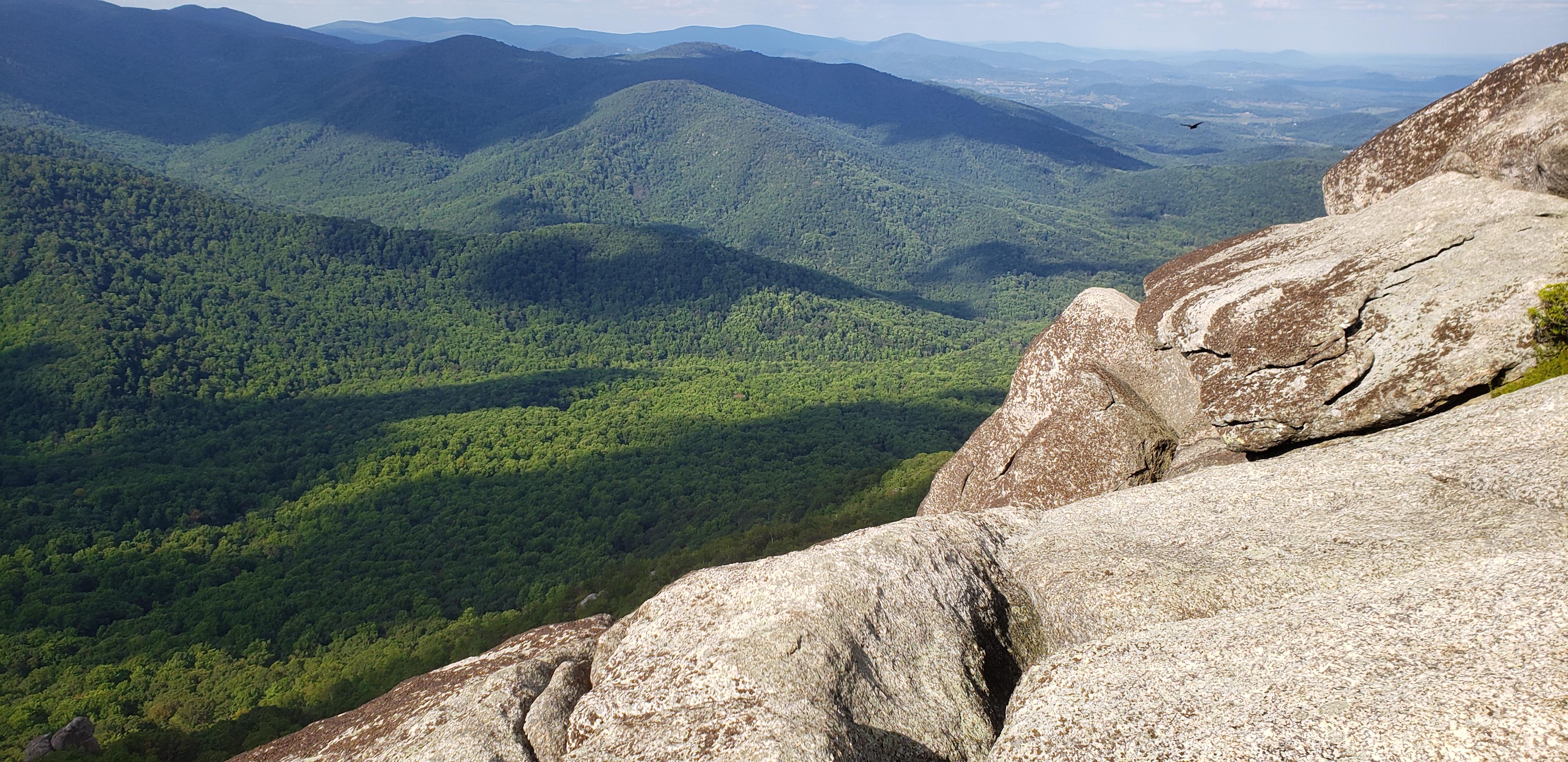 Summit at Old Rag Shenandoah Nation Park, VA. First time hiking a