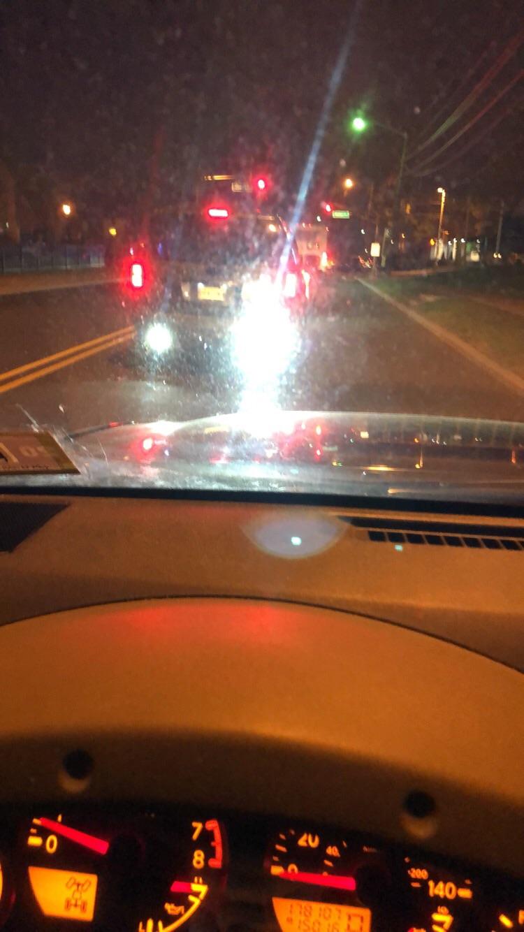 These blinding lights on the back of the car r/assholedesign